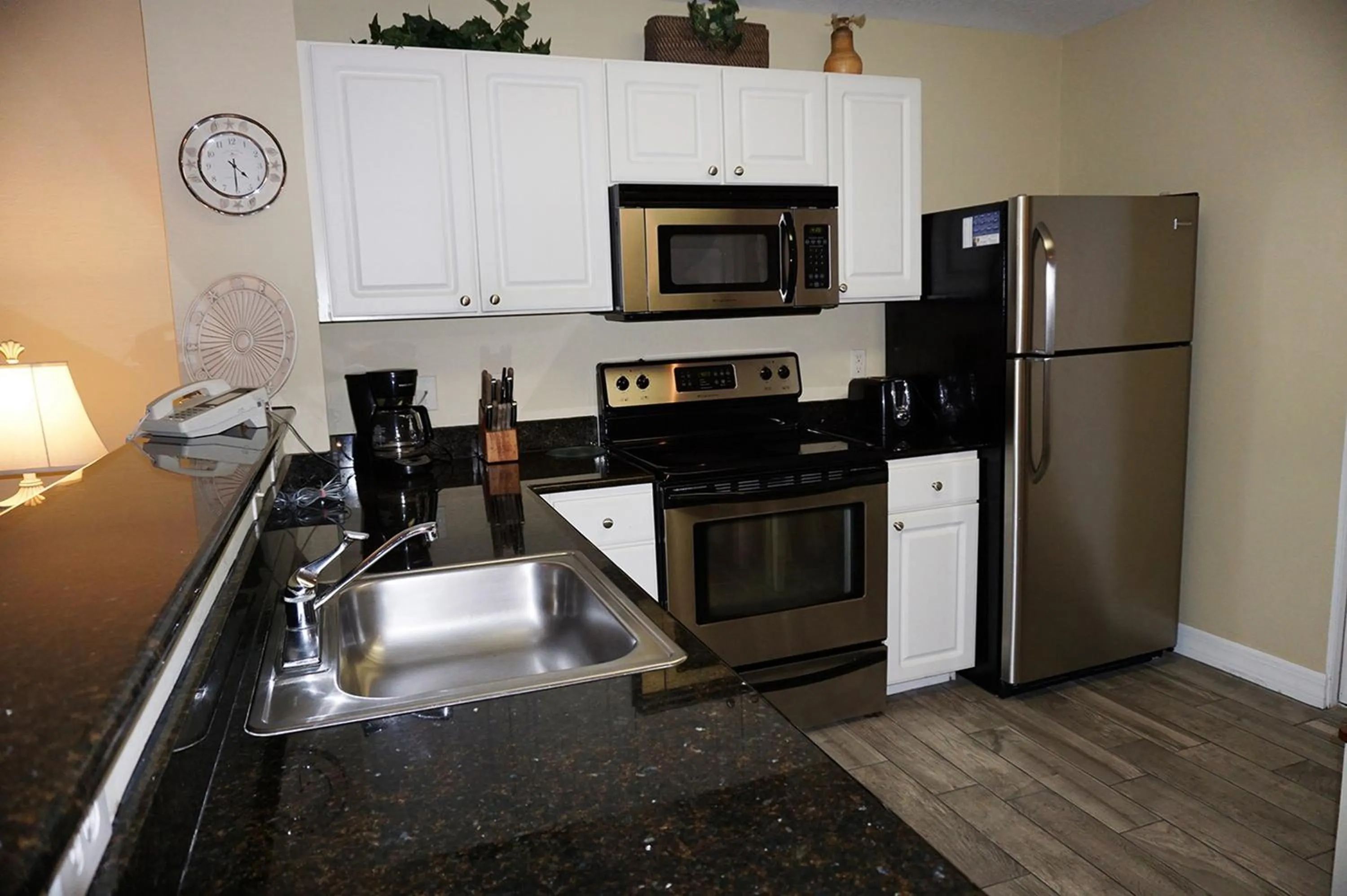 Kitchen or kitchenette in Madeira Bay Resort II by Travel Resort Services