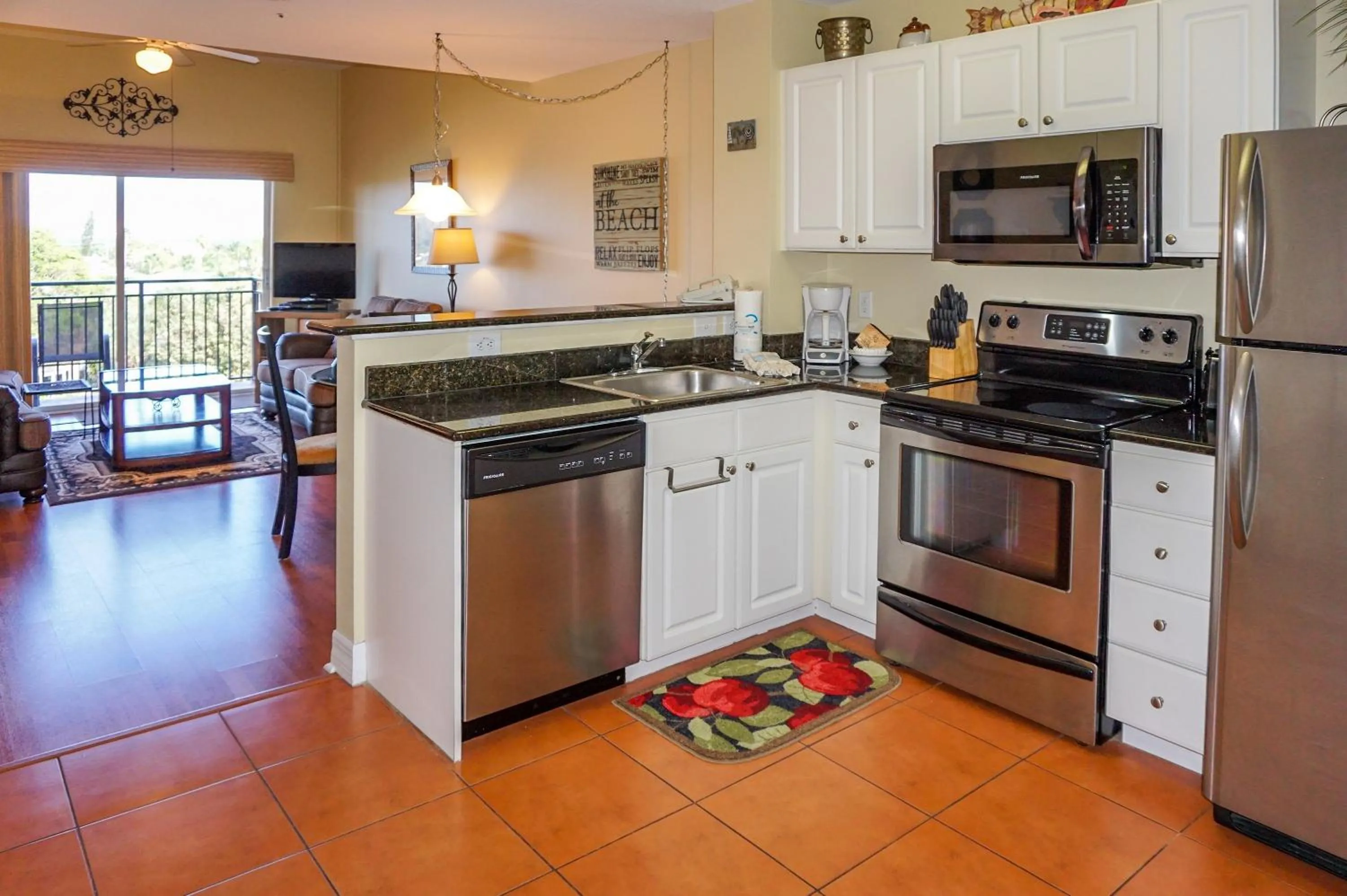 Kitchen or kitchenette in Madeira Bay Resort II by Travel Resort Services