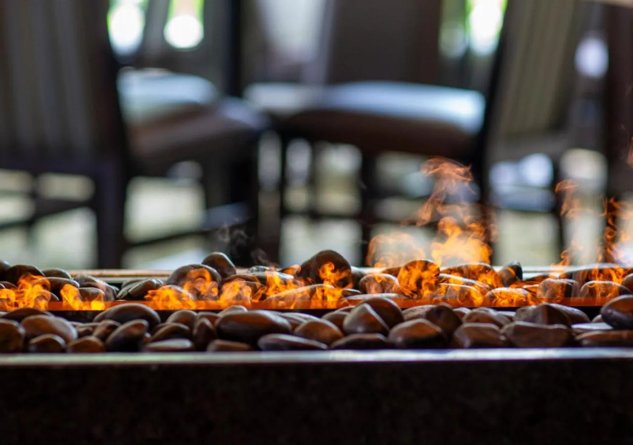 fireplace in White Mountain Hotel and Resort