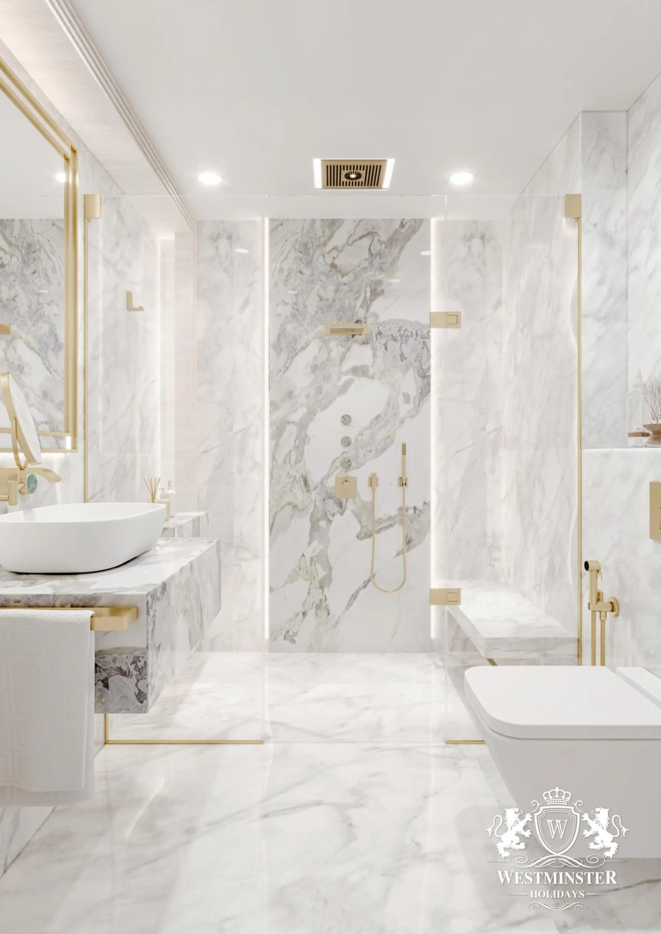 Shower in Westminster Dubai Mall