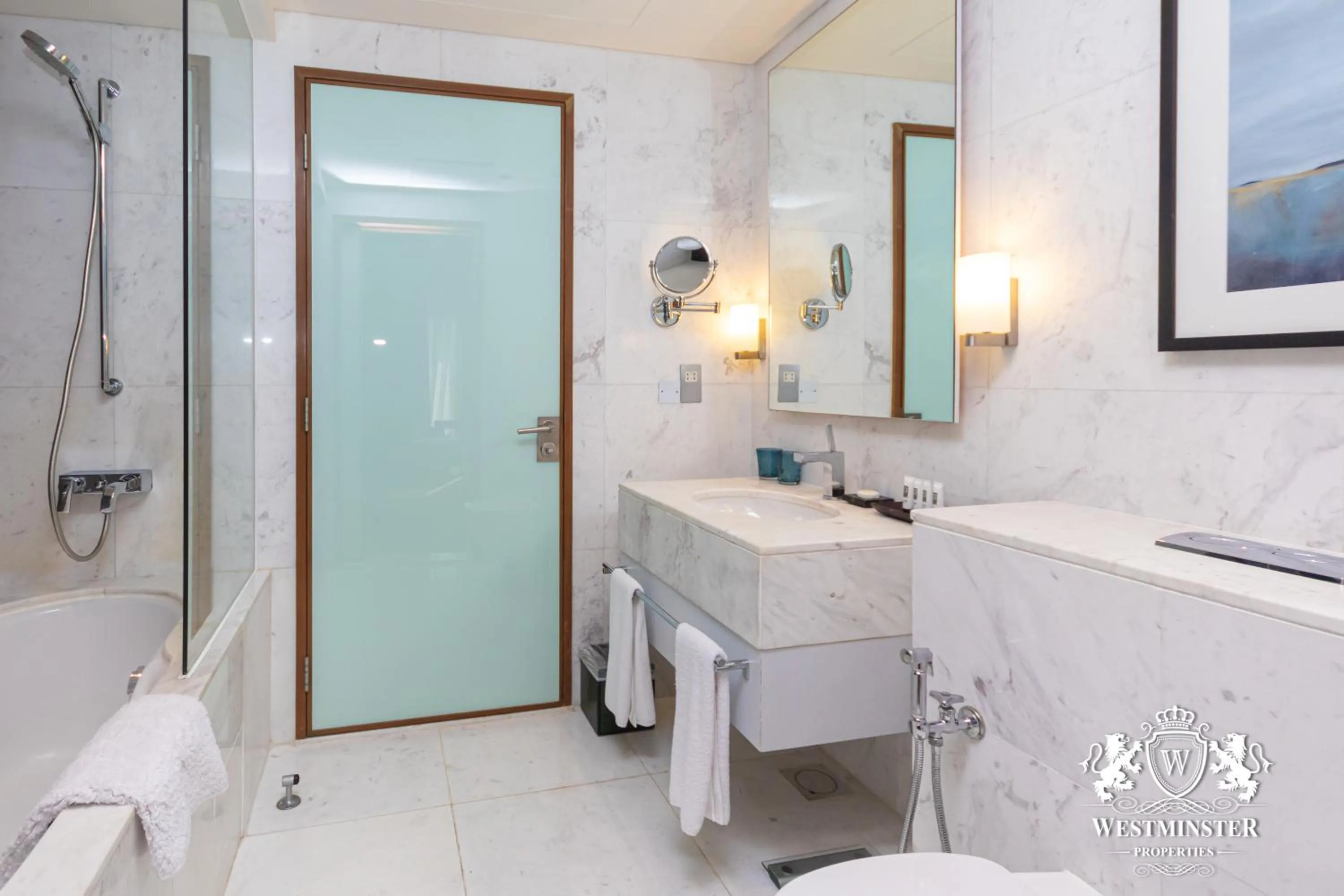 Bathroom in Westminster Dubai Mall