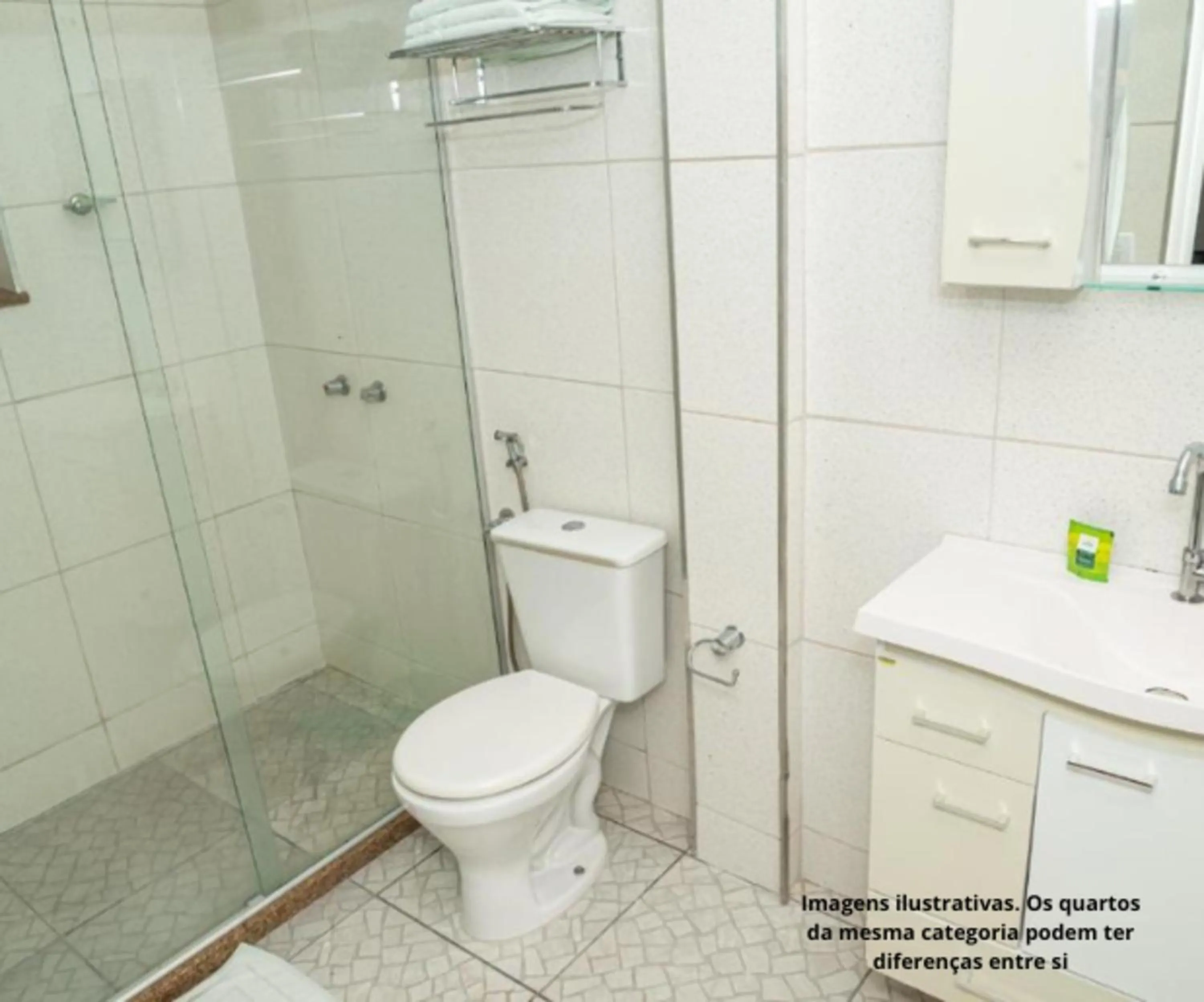 Shower in VOA Hotel Caxambu