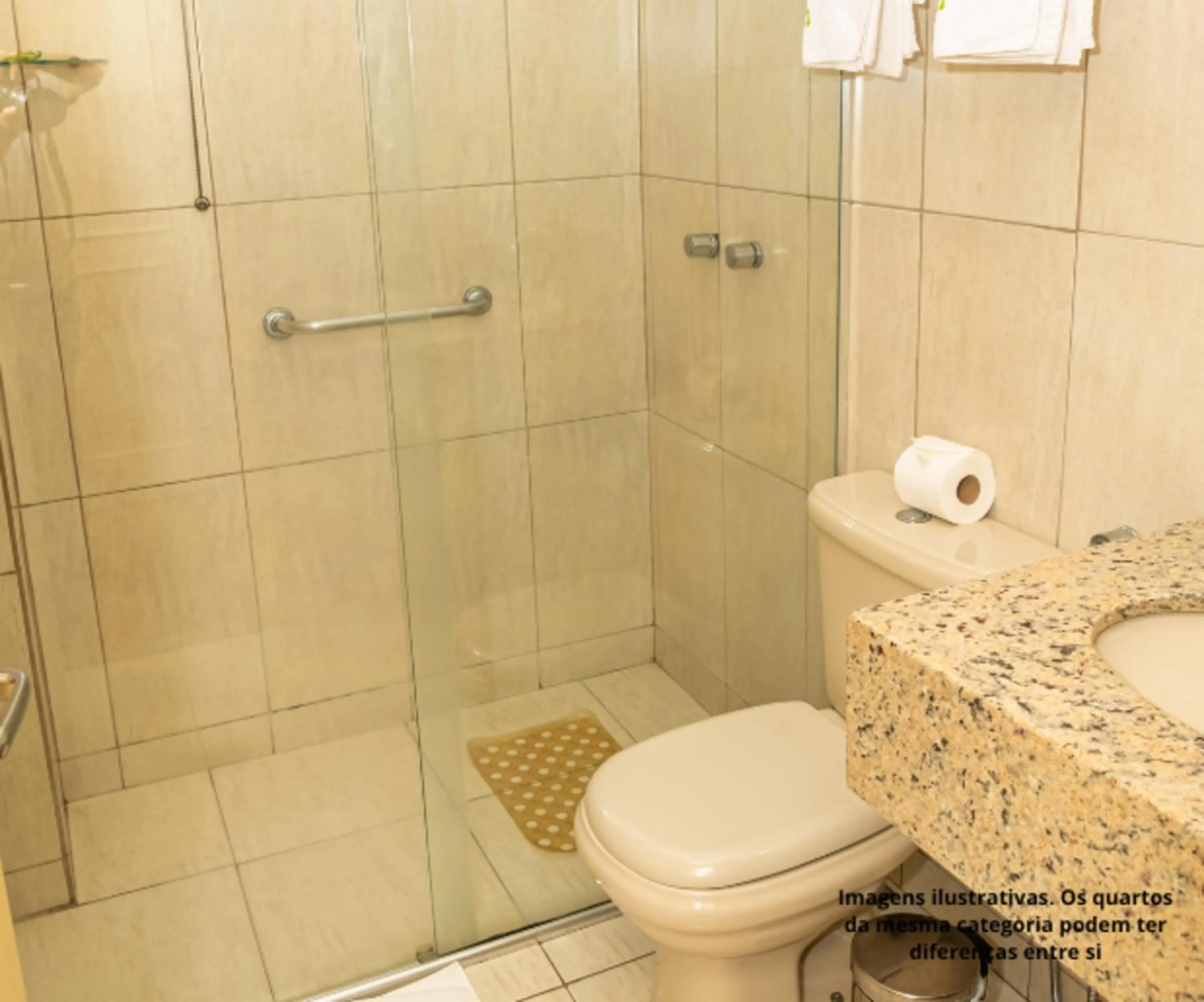 Shower in VOA Hotel Caxambu