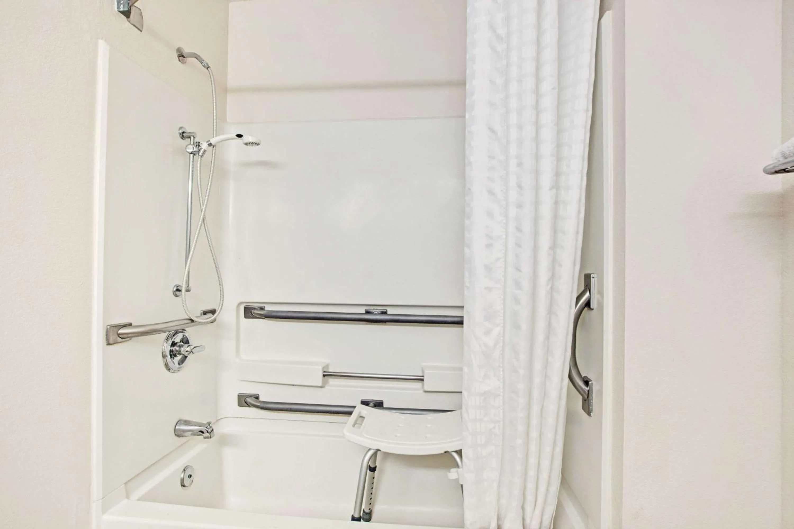 Bathroom in Super 8 by Wyndham Baltimore/Essex Area