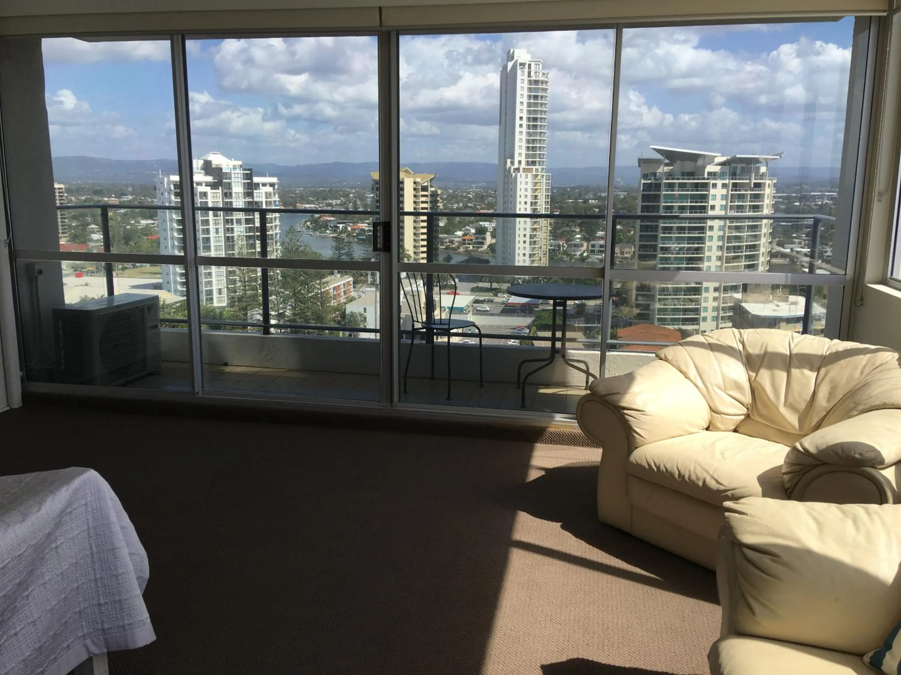 City view in The Penthouses Apartments