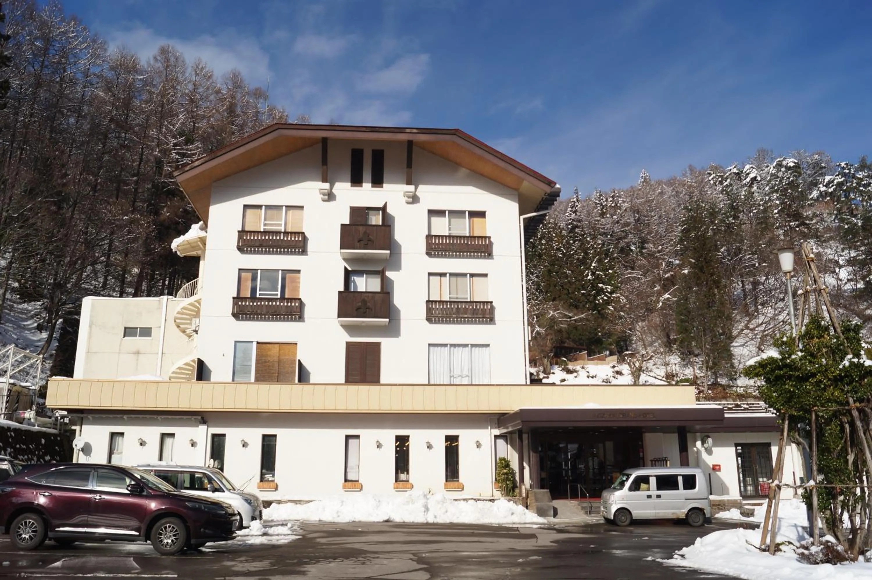 Property building in Nozawa Grand Hotel