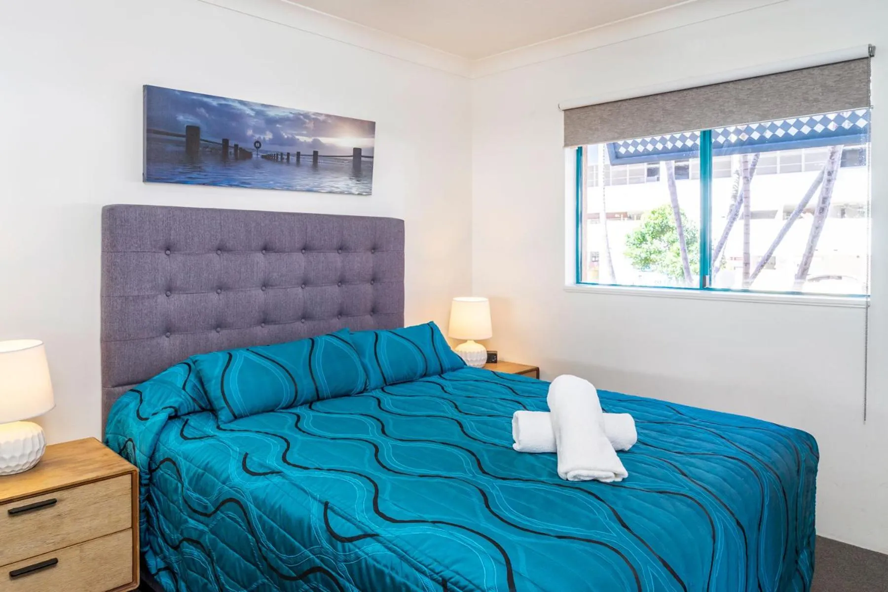 Bed in Aruba Sands Resort