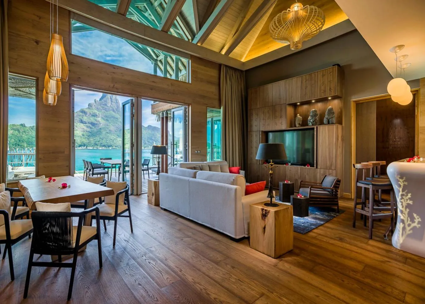 Living room in InterContinental Bora Bora & Thalasso Spa by IHG