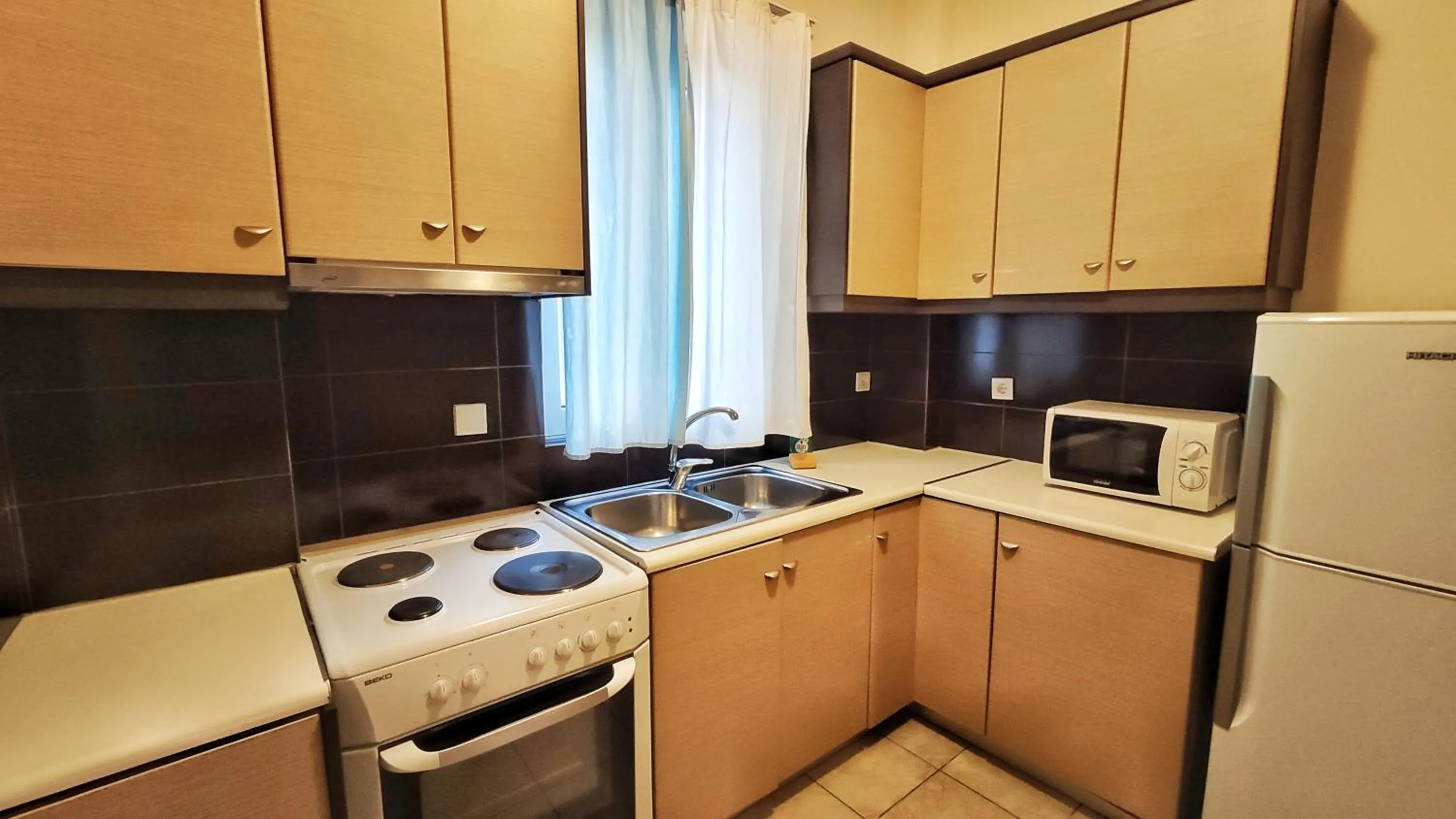 Kitchen or kitchenette in Agroktima Fourki