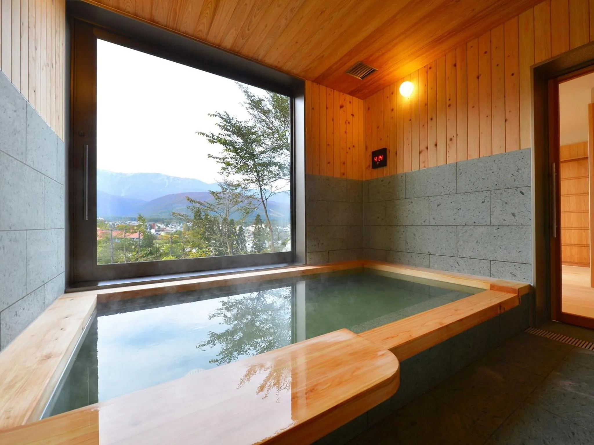 Hot Spring Bath in Hakuba Highland Hotel