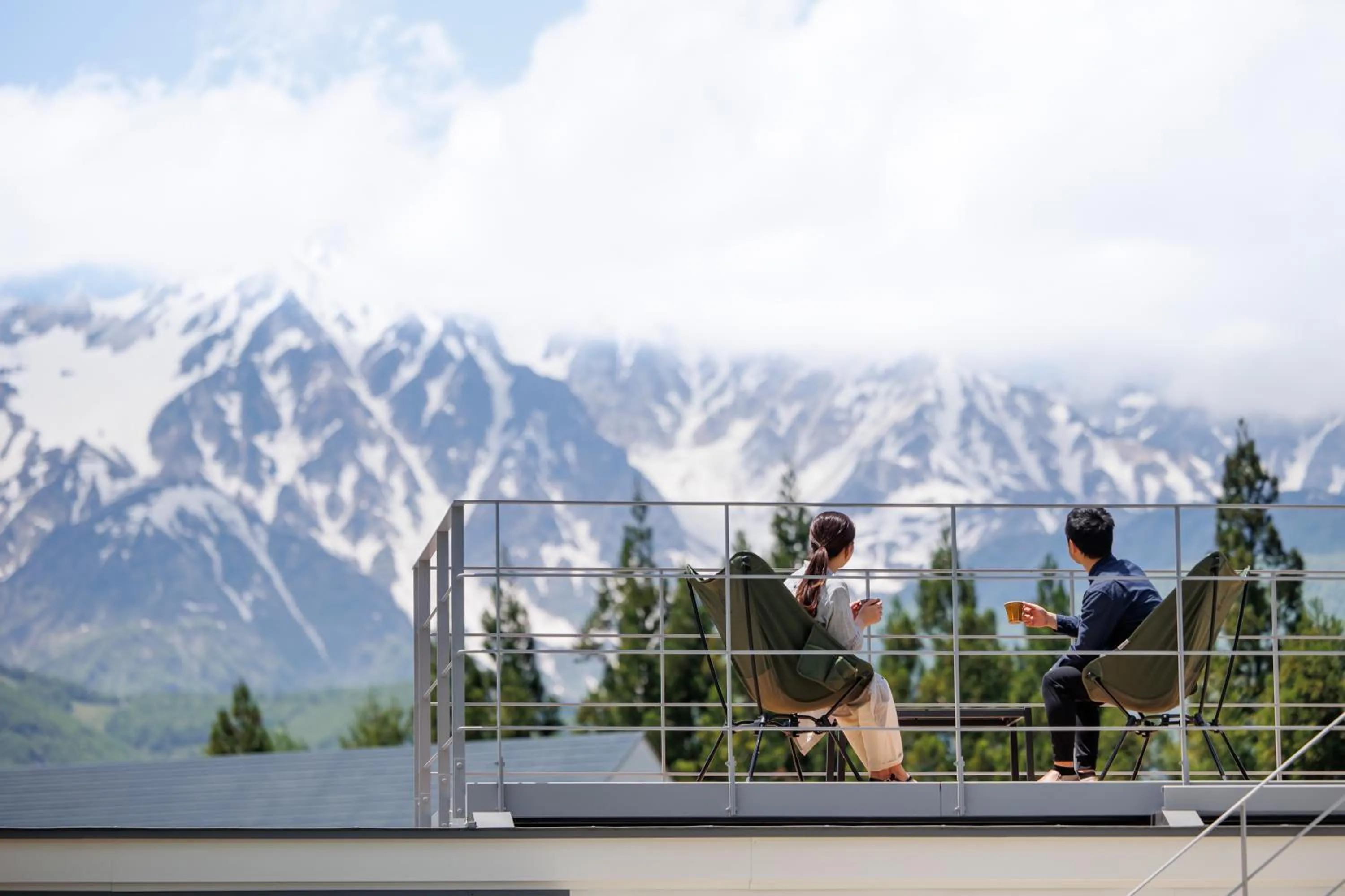View (from property/room) in Hakuba Highland Hotel