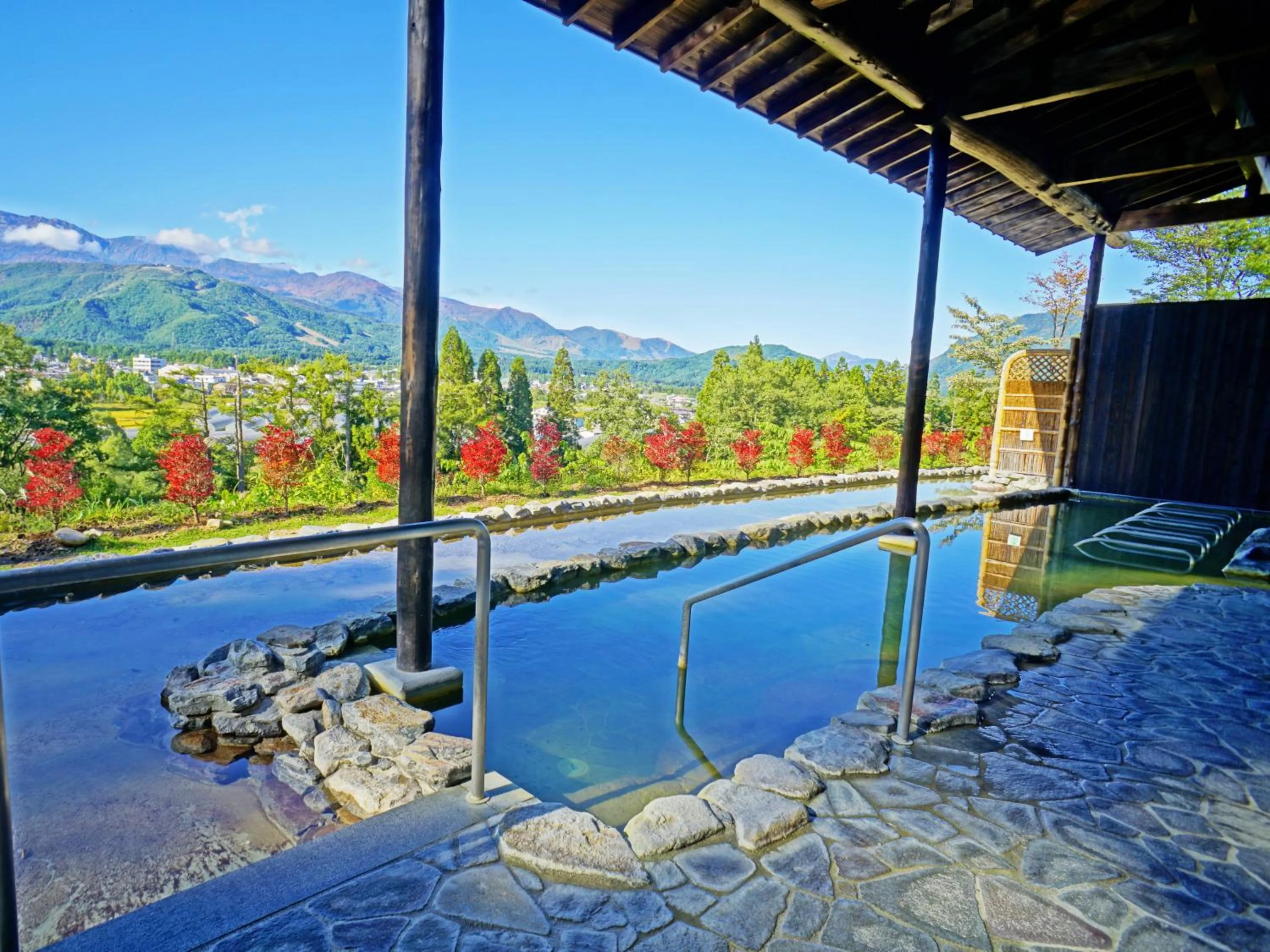 Hot Spring Bath in Hakuba Highland Hotel