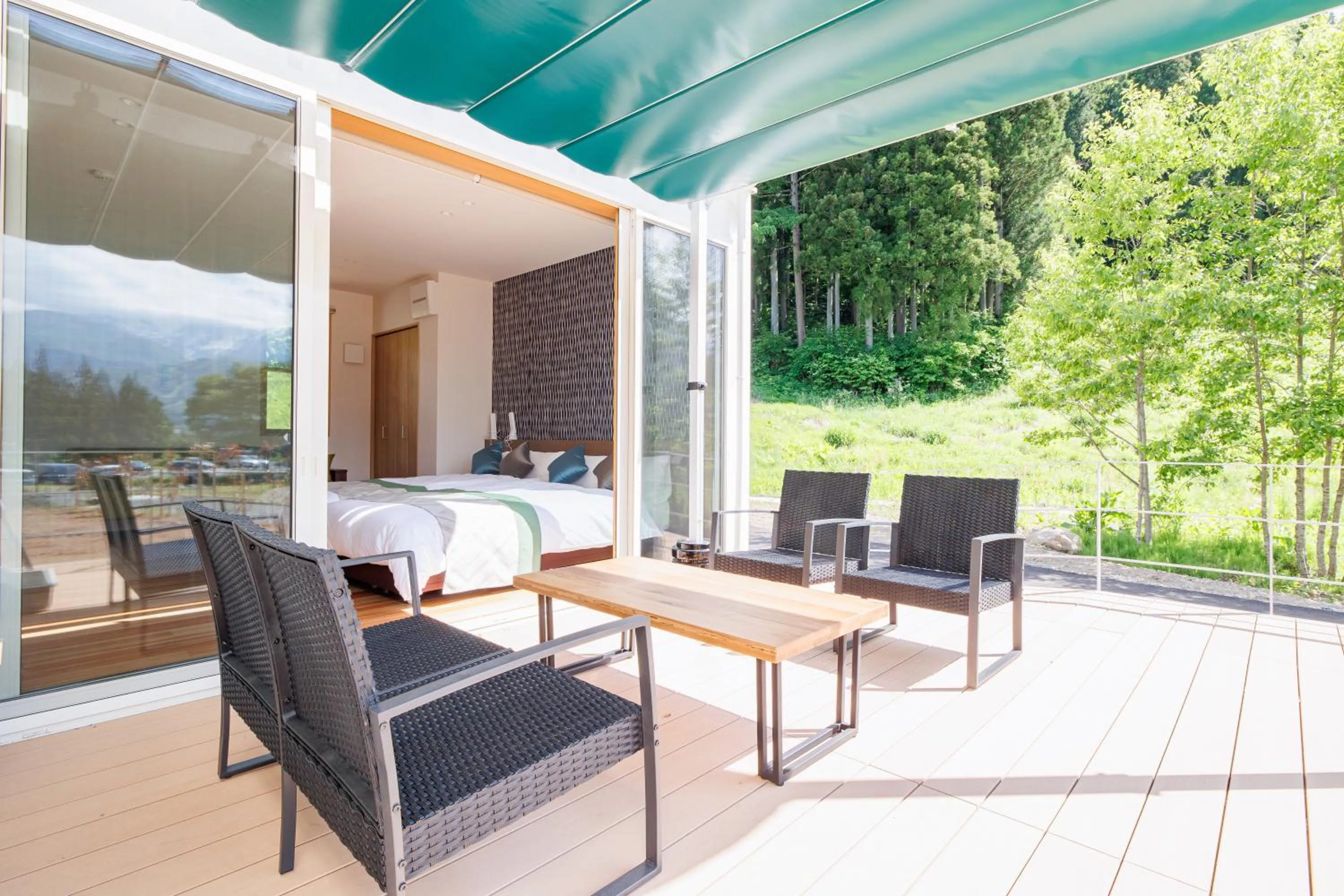 Balcony/Terrace in Hakuba Highland Hotel