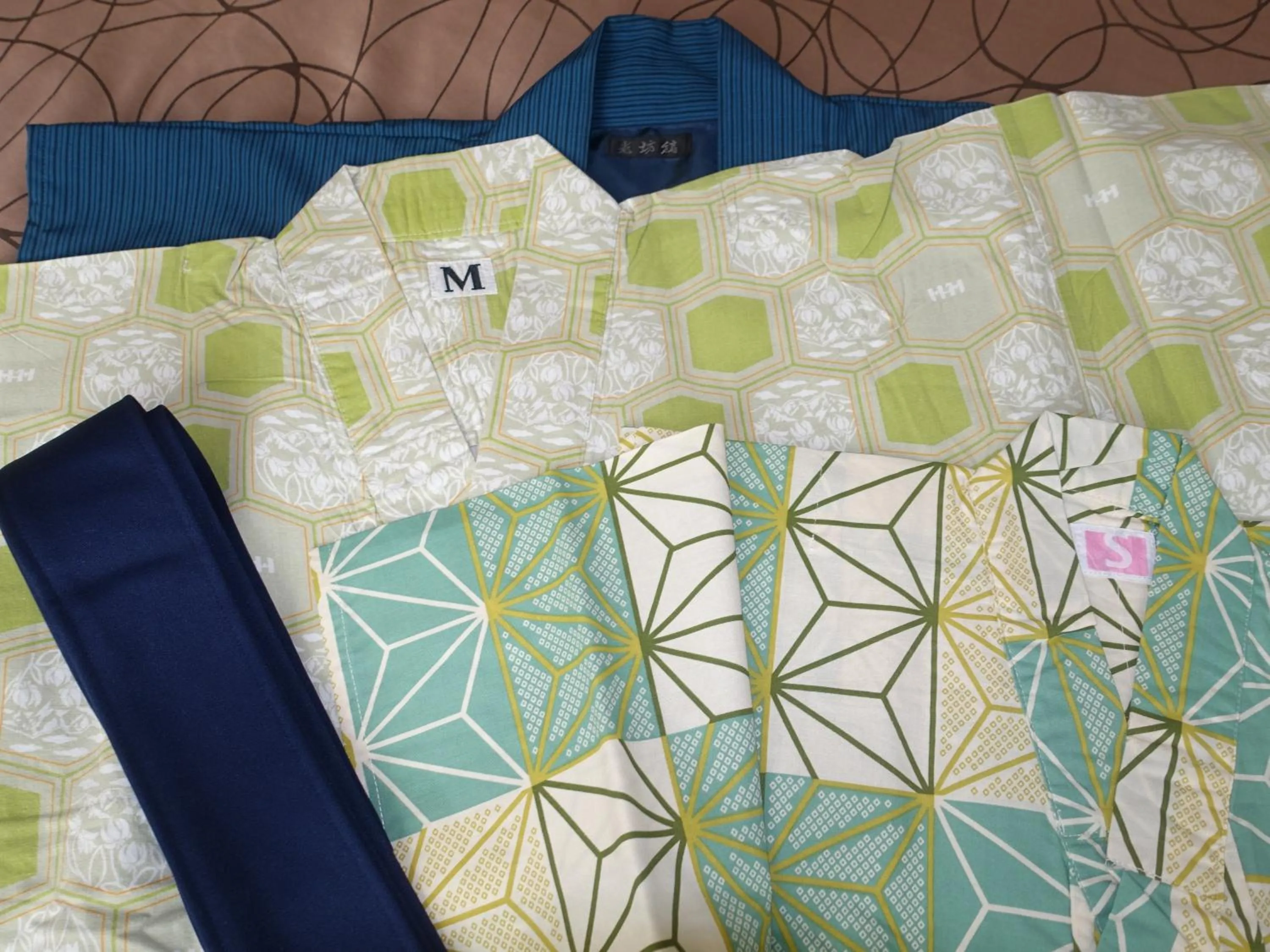 Decorative detail, Bed in Hakuba Highland Hotel