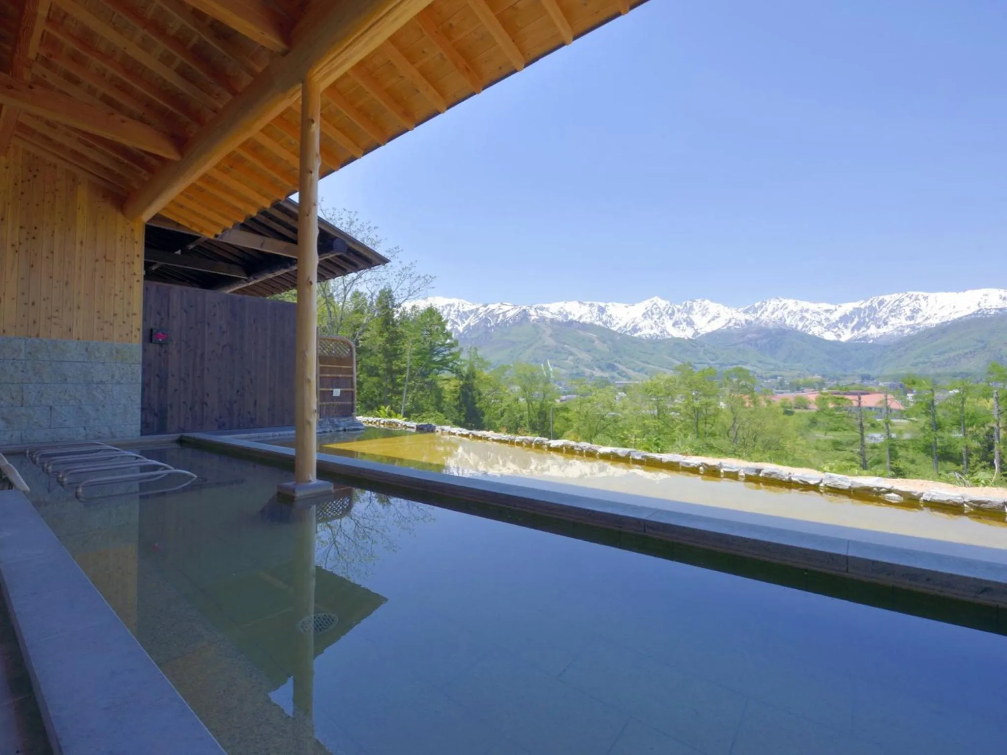 Hot Spring Bath in Hakuba Highland Hotel