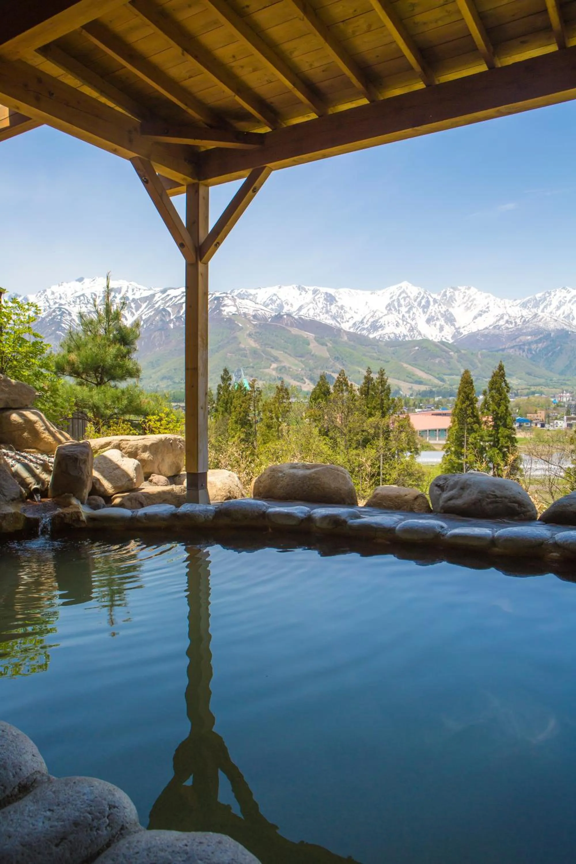 Hot Spring Bath in Hakuba Highland Hotel