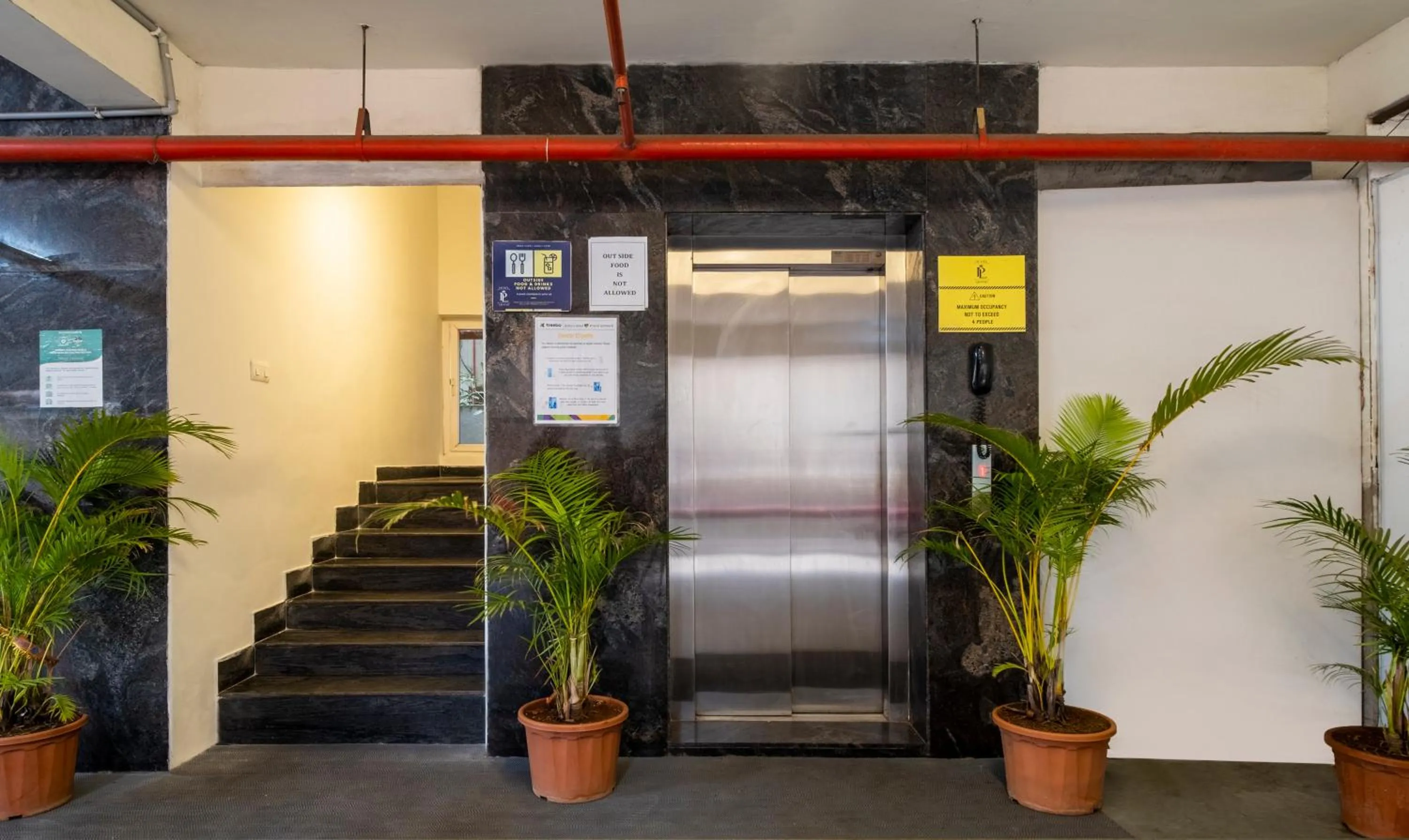 elevator in Treebo PL Grand, Vishakapatnam