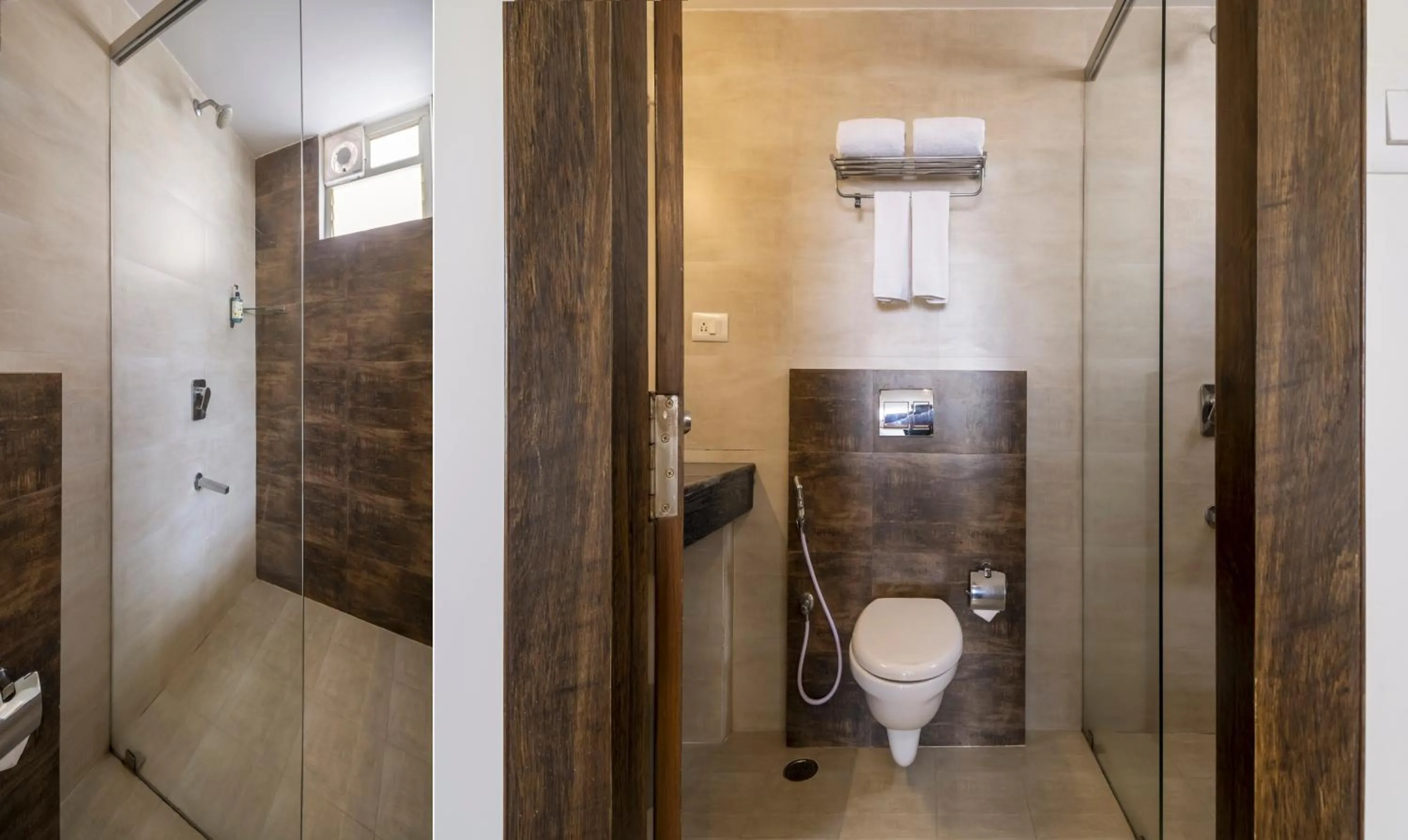 Toilet in Treebo PL Grand, Vishakapatnam