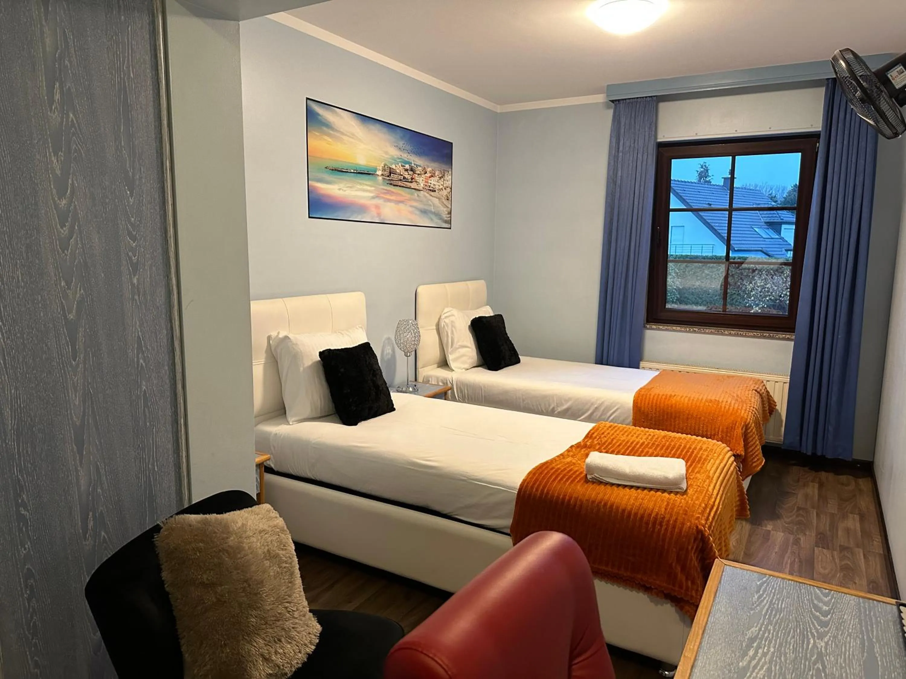 Bed in Hotel L'Empire