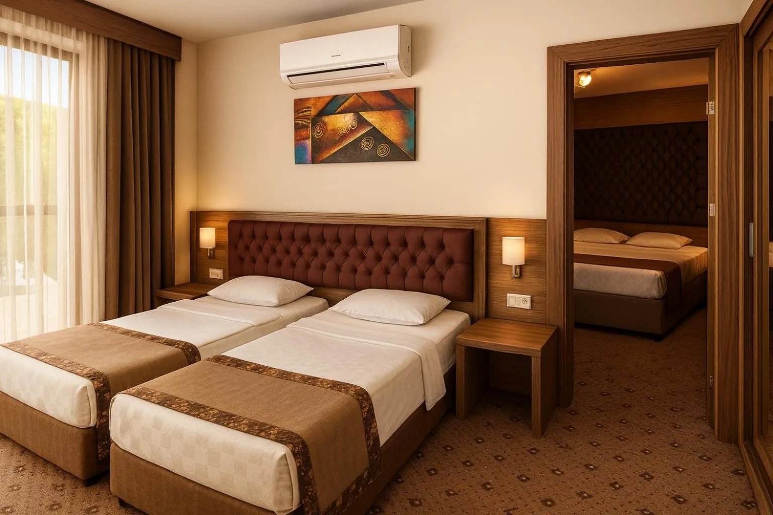 Bed in Eldar Resort Hotel