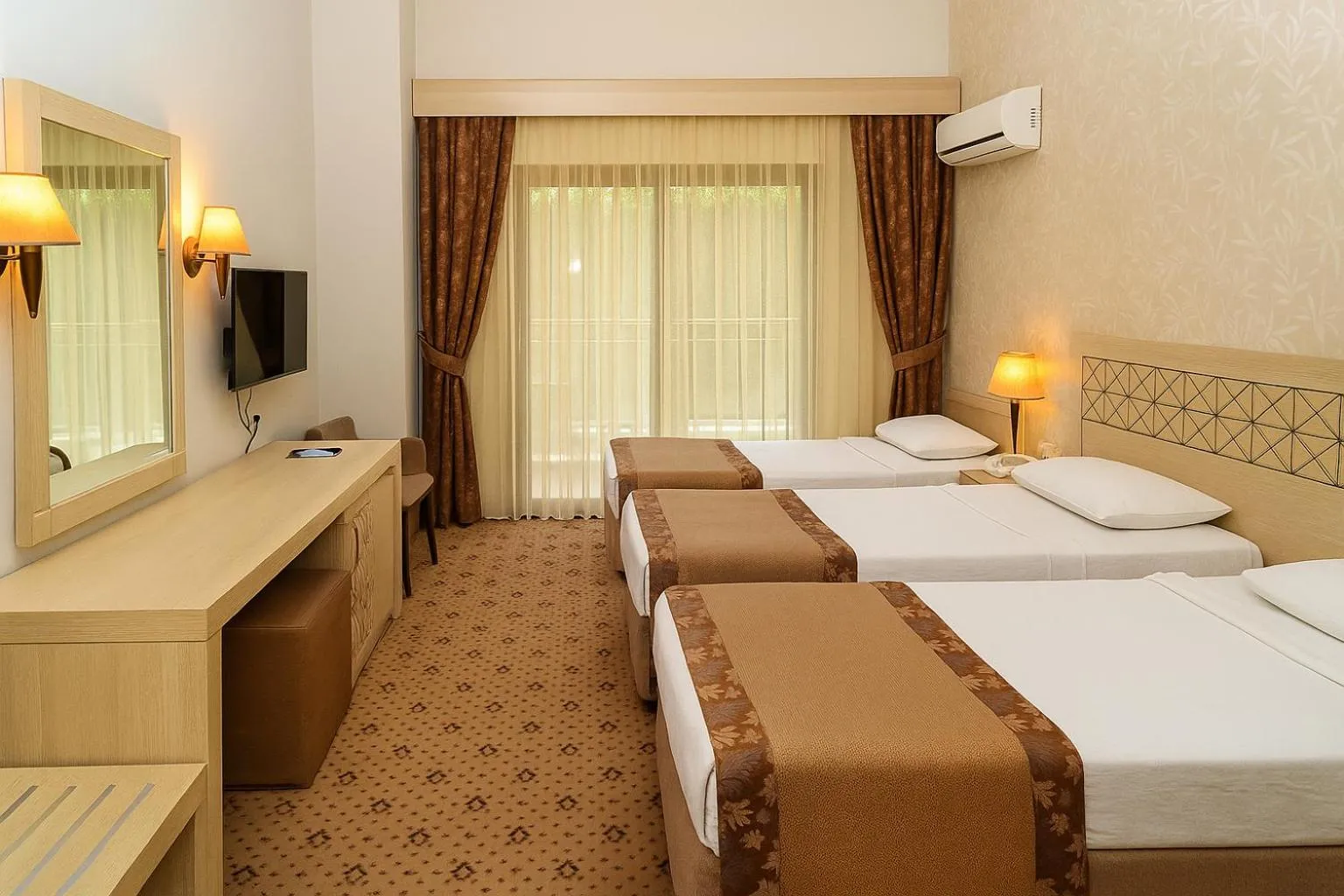 Bed in Eldar Resort Hotel