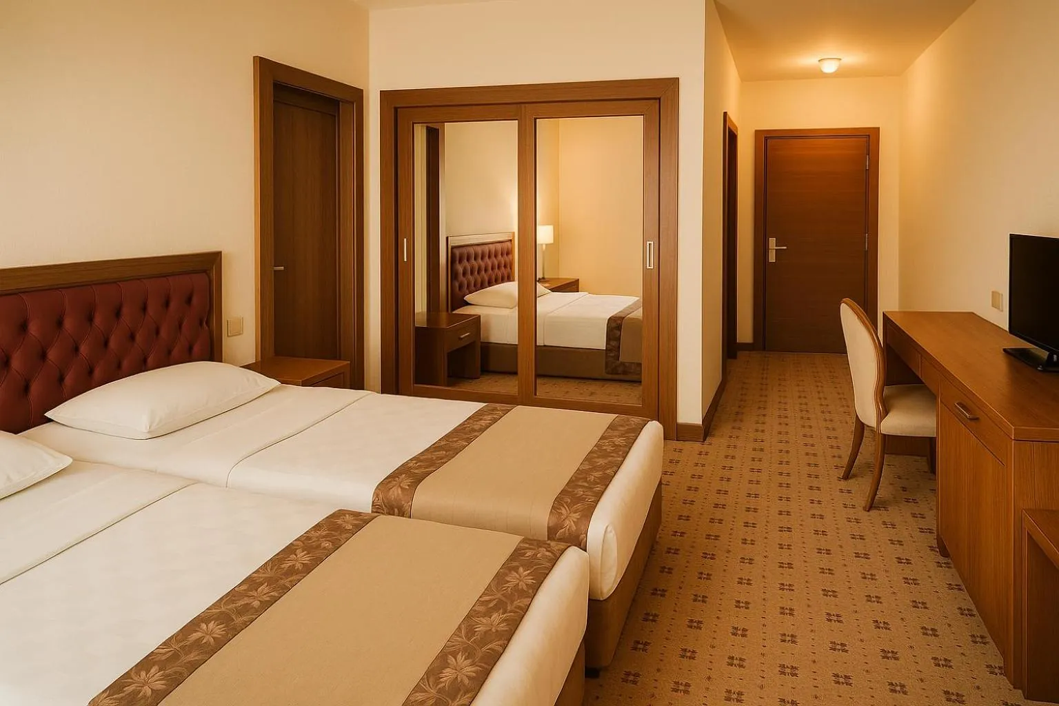 Bed in Eldar Resort Hotel