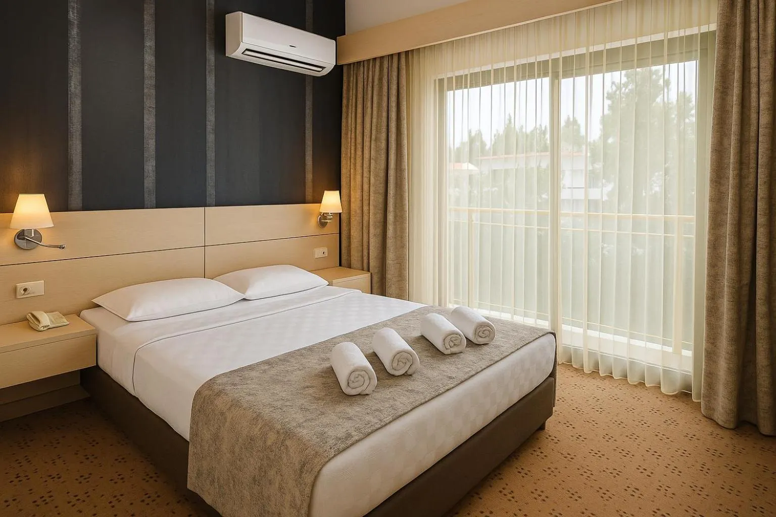 Bed in Eldar Resort Hotel