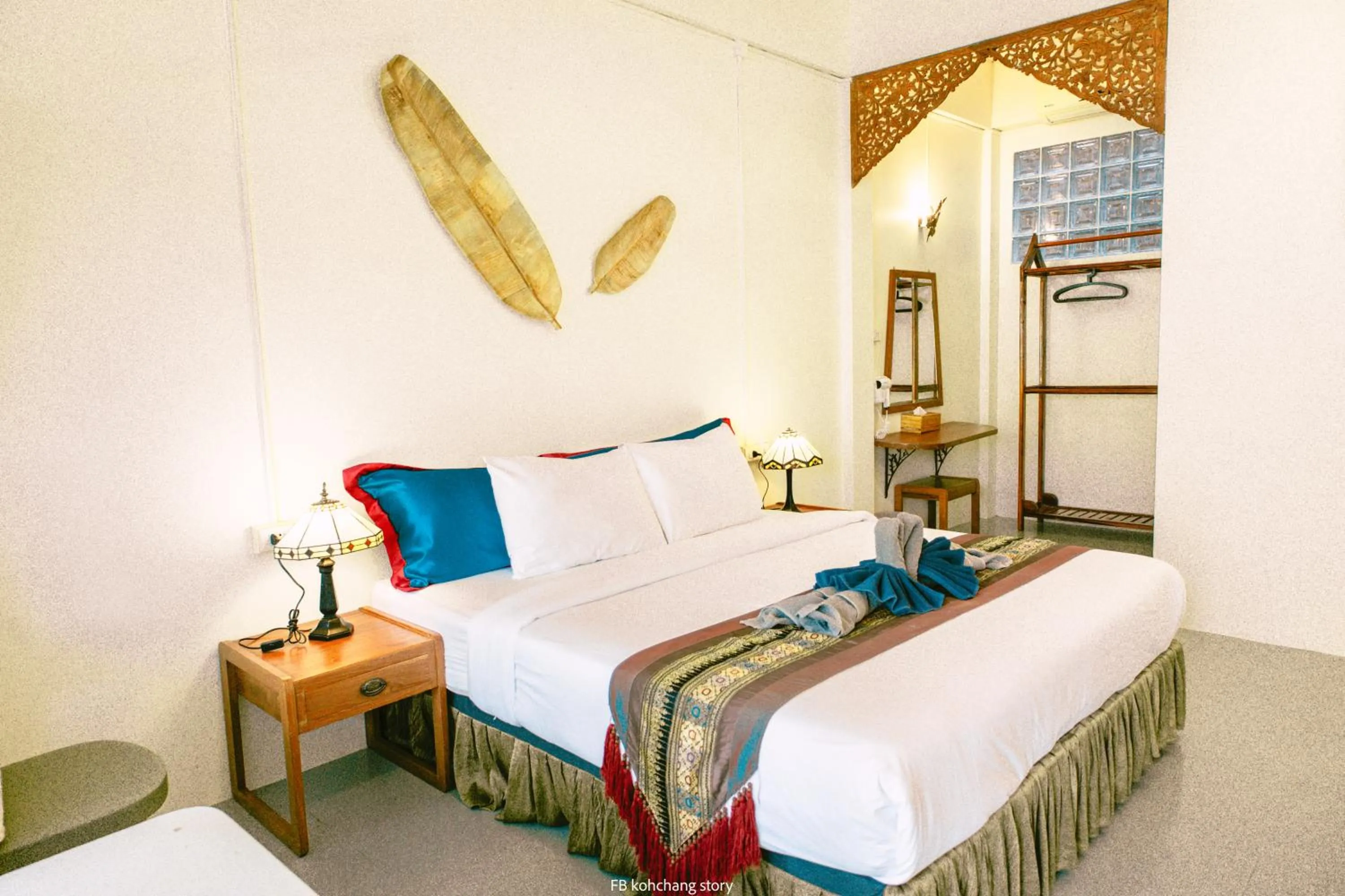 Bed in Bhuvarin Resort