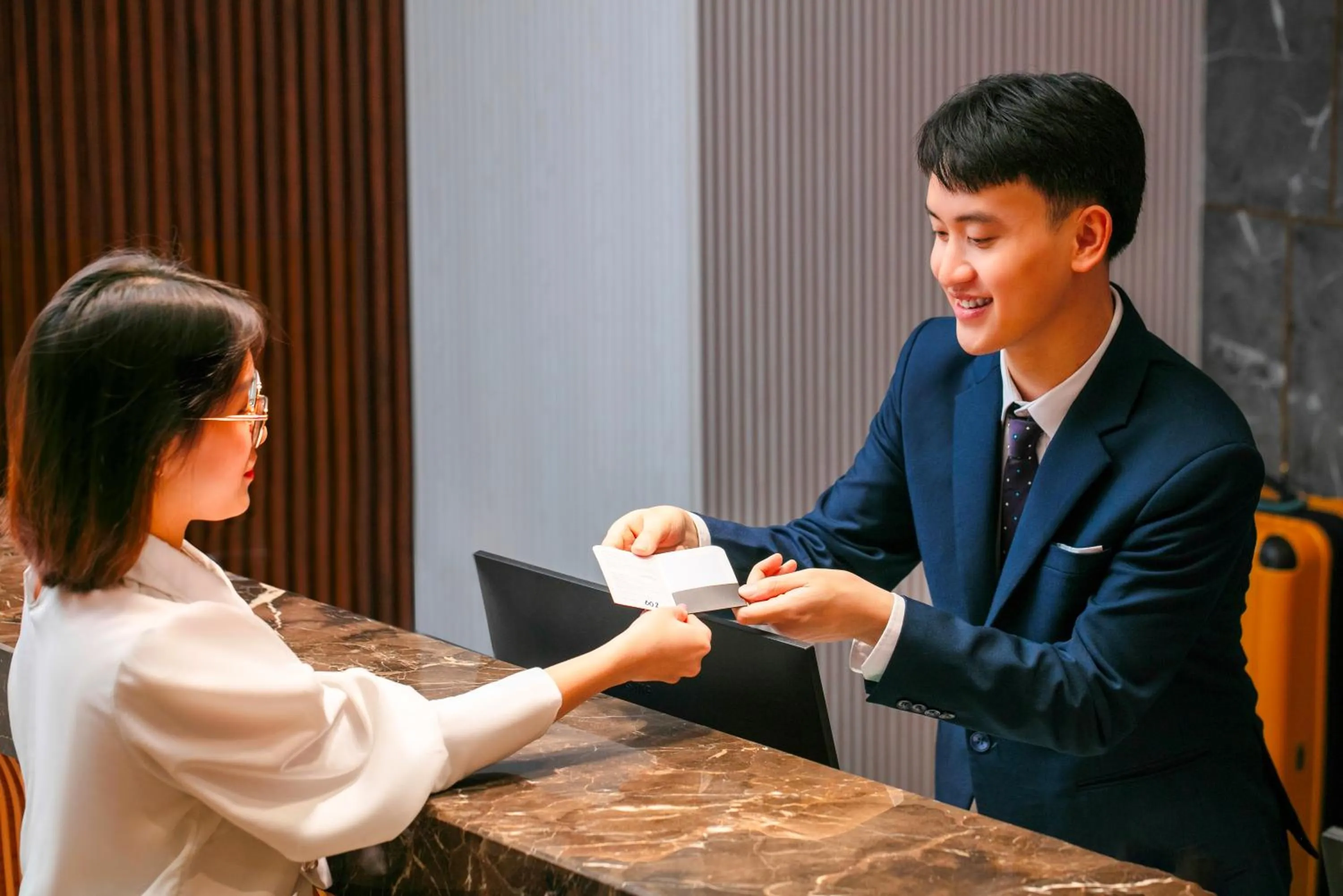 Lobby or reception in GRAND CITITEL Hanoi Hotel & Spa