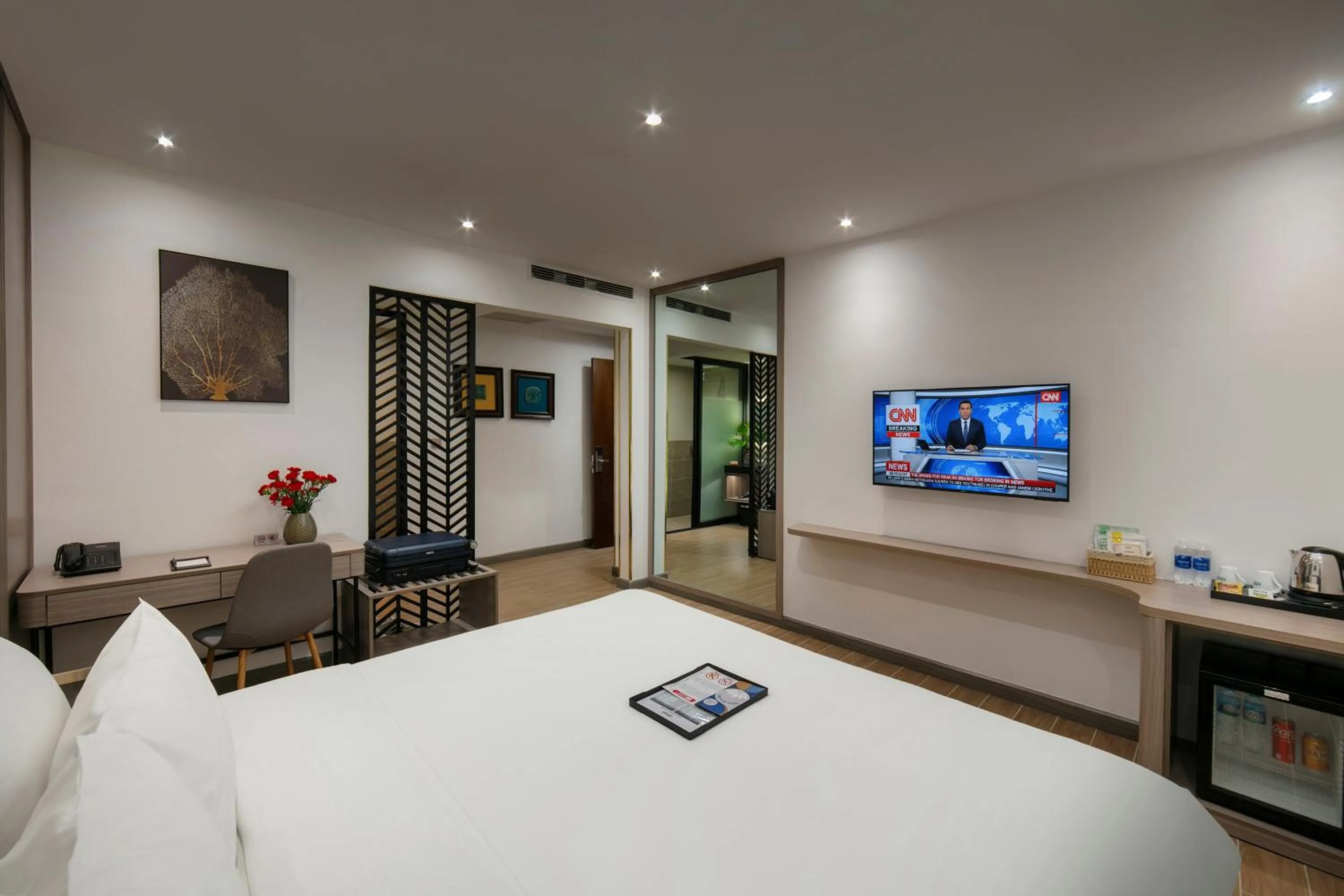 Bed in GRAND CITITEL Hanoi Hotel & Spa