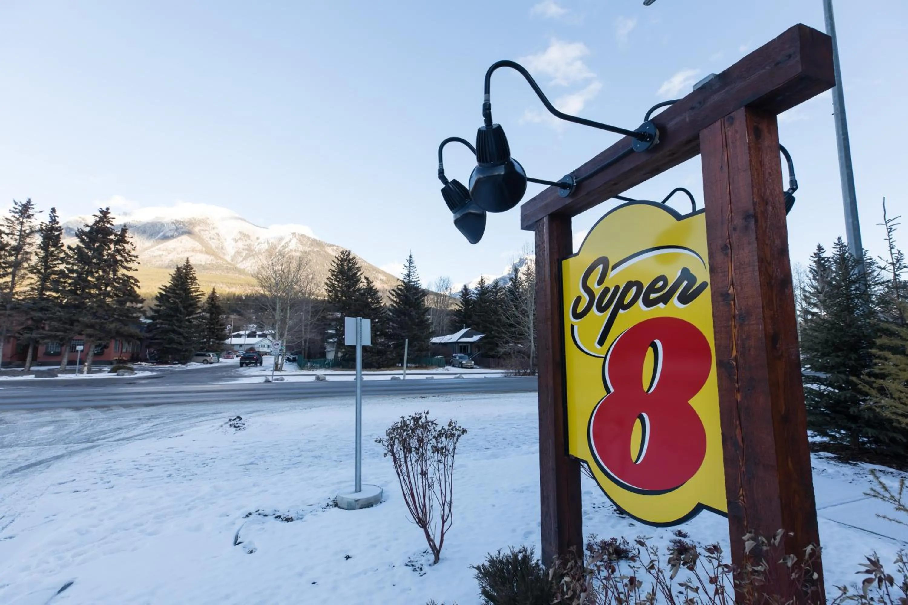 Property logo or sign in Super 8 by Wyndham Canmore