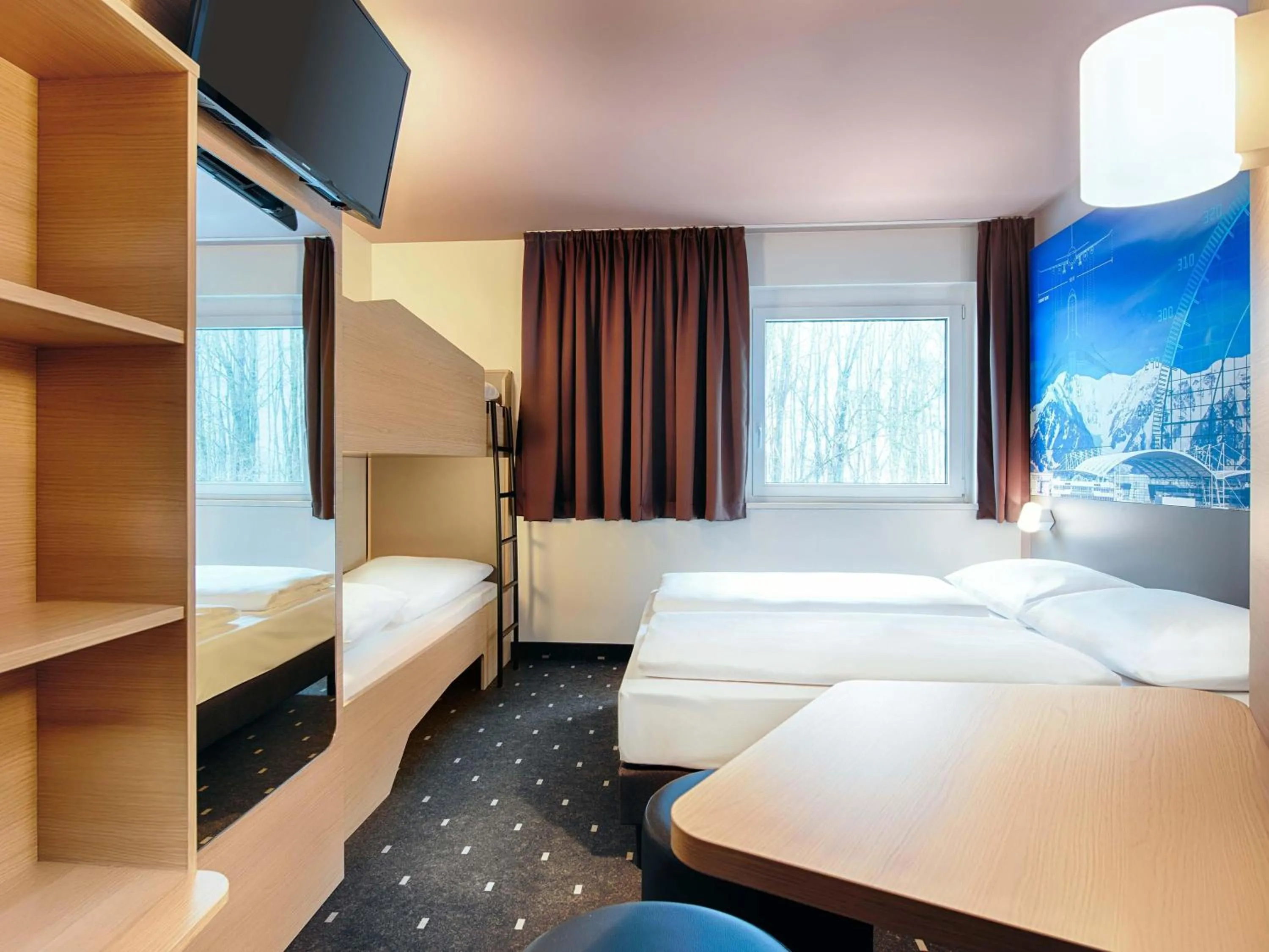 Bed in B&B HOTEL München-Airport