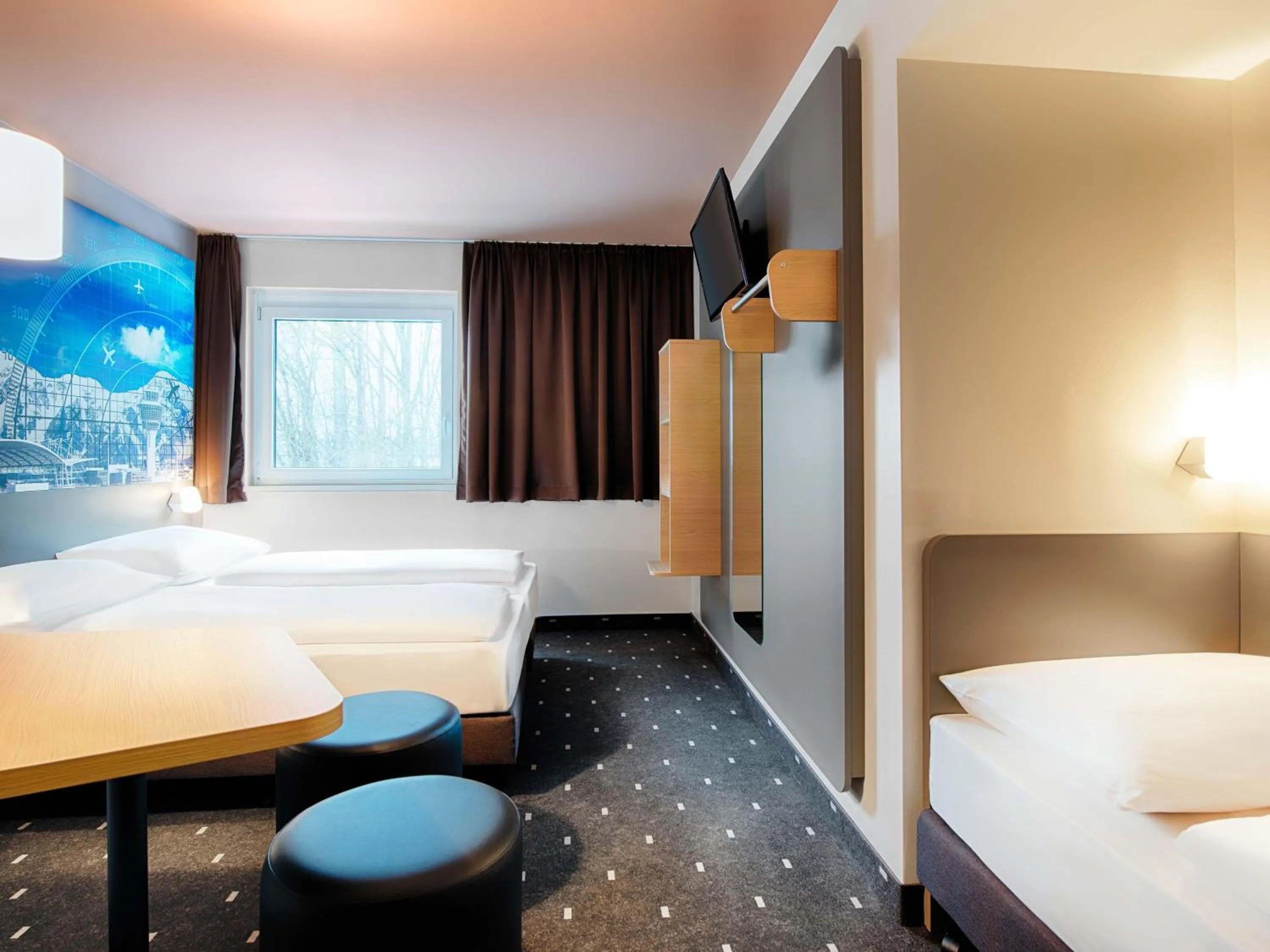 Bed in B&B HOTEL München-Airport