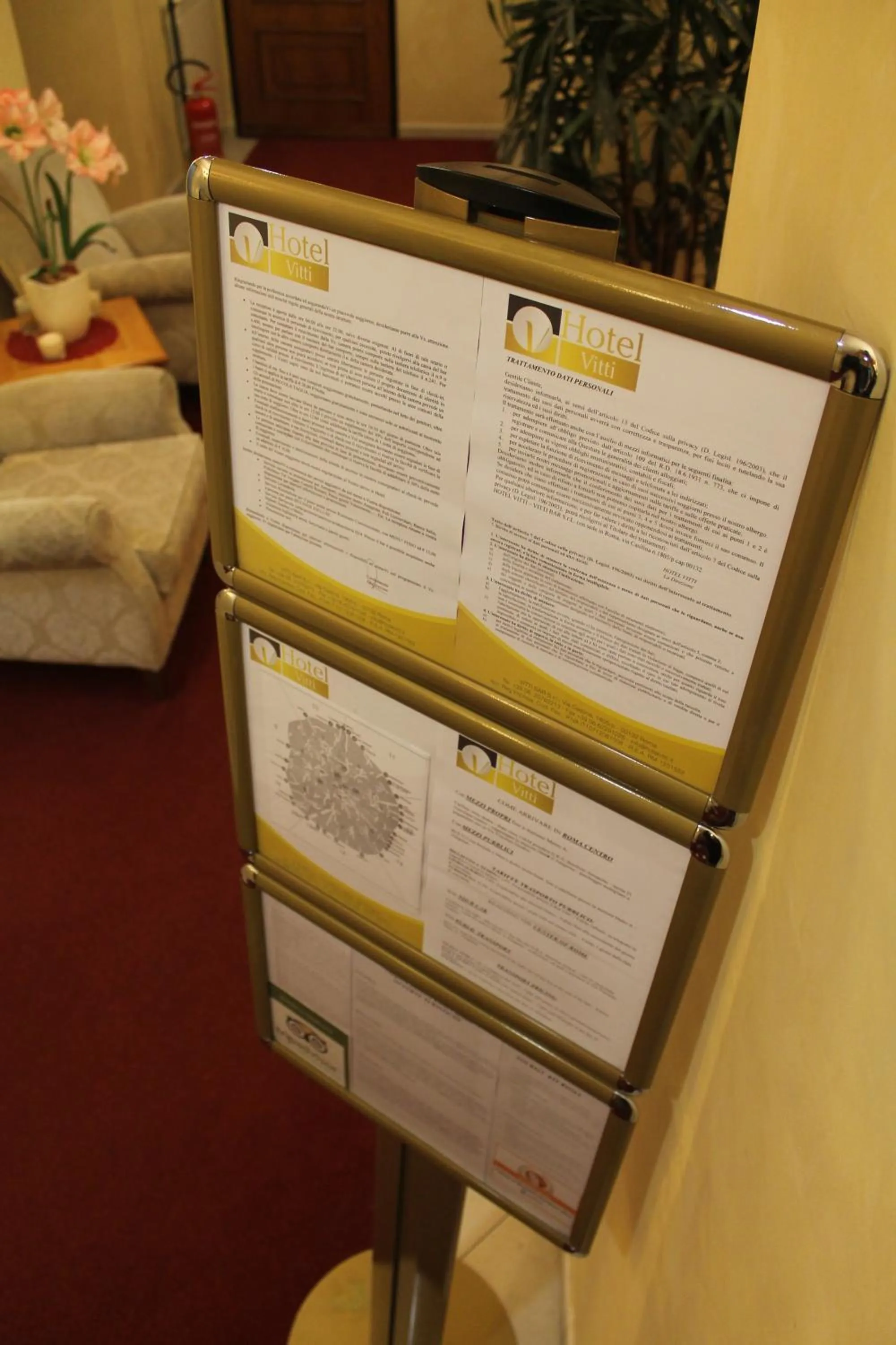 Decorative detail in Hotel Vitti