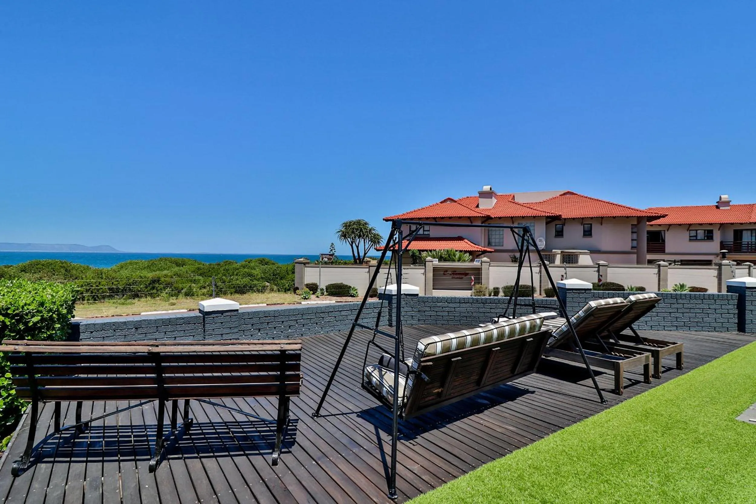 sunbed in The Whale's Tale Guesthouse