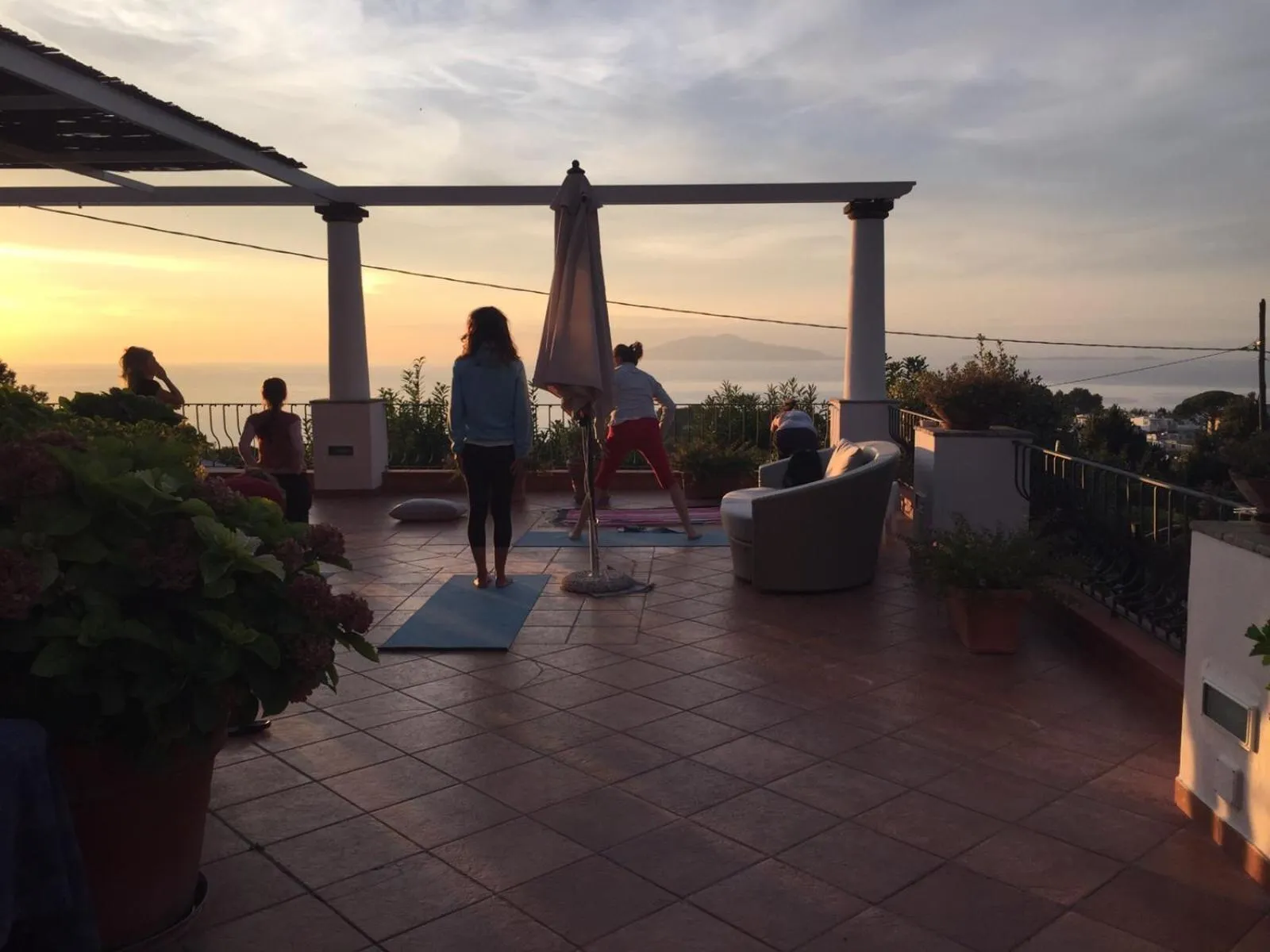 group of guests in B&B The Sunset