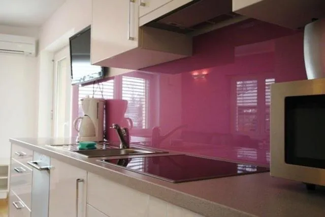 Kitchen or kitchenette in Apartments & Wellness Skok