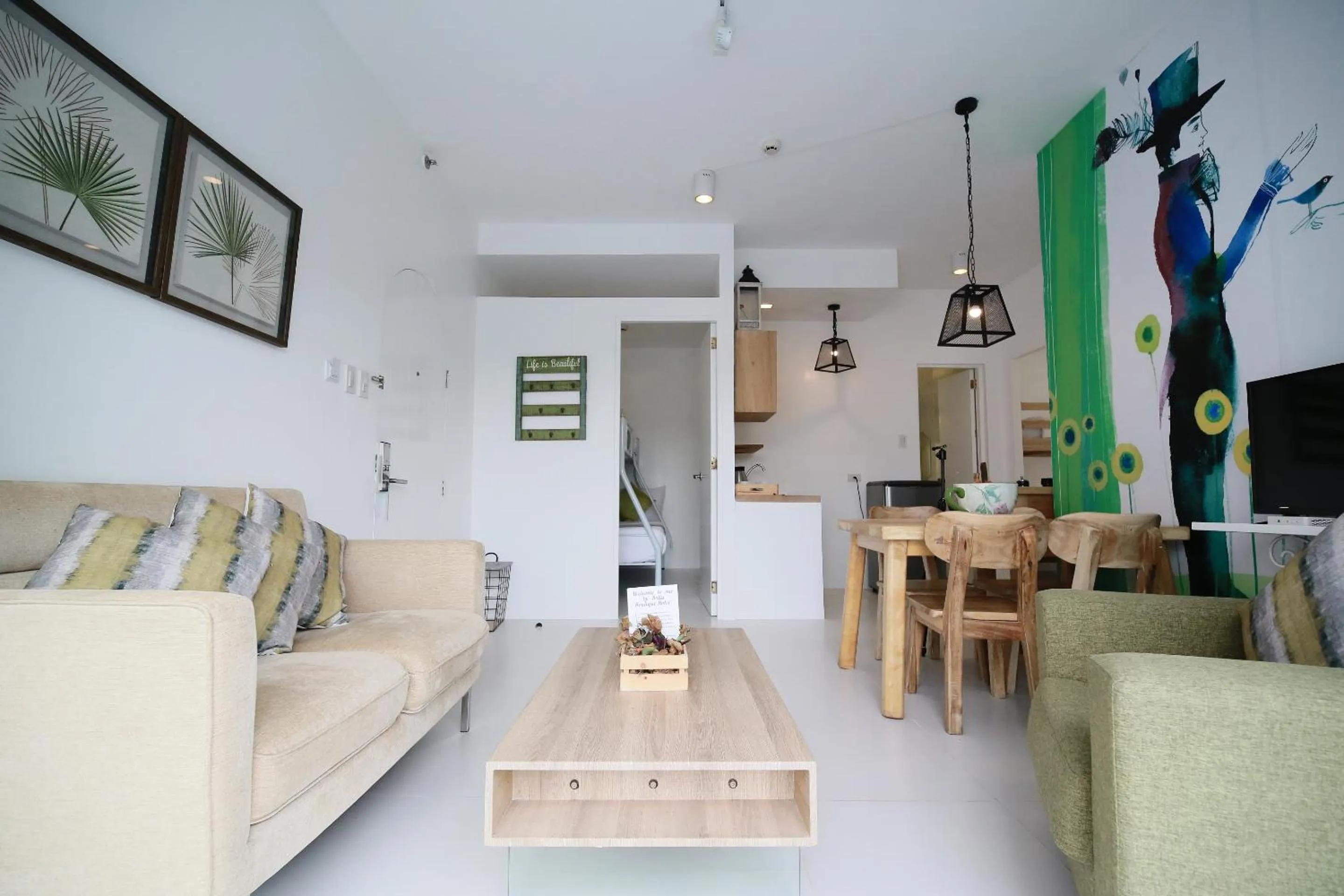 Living room in La Bella Boutique Hotel