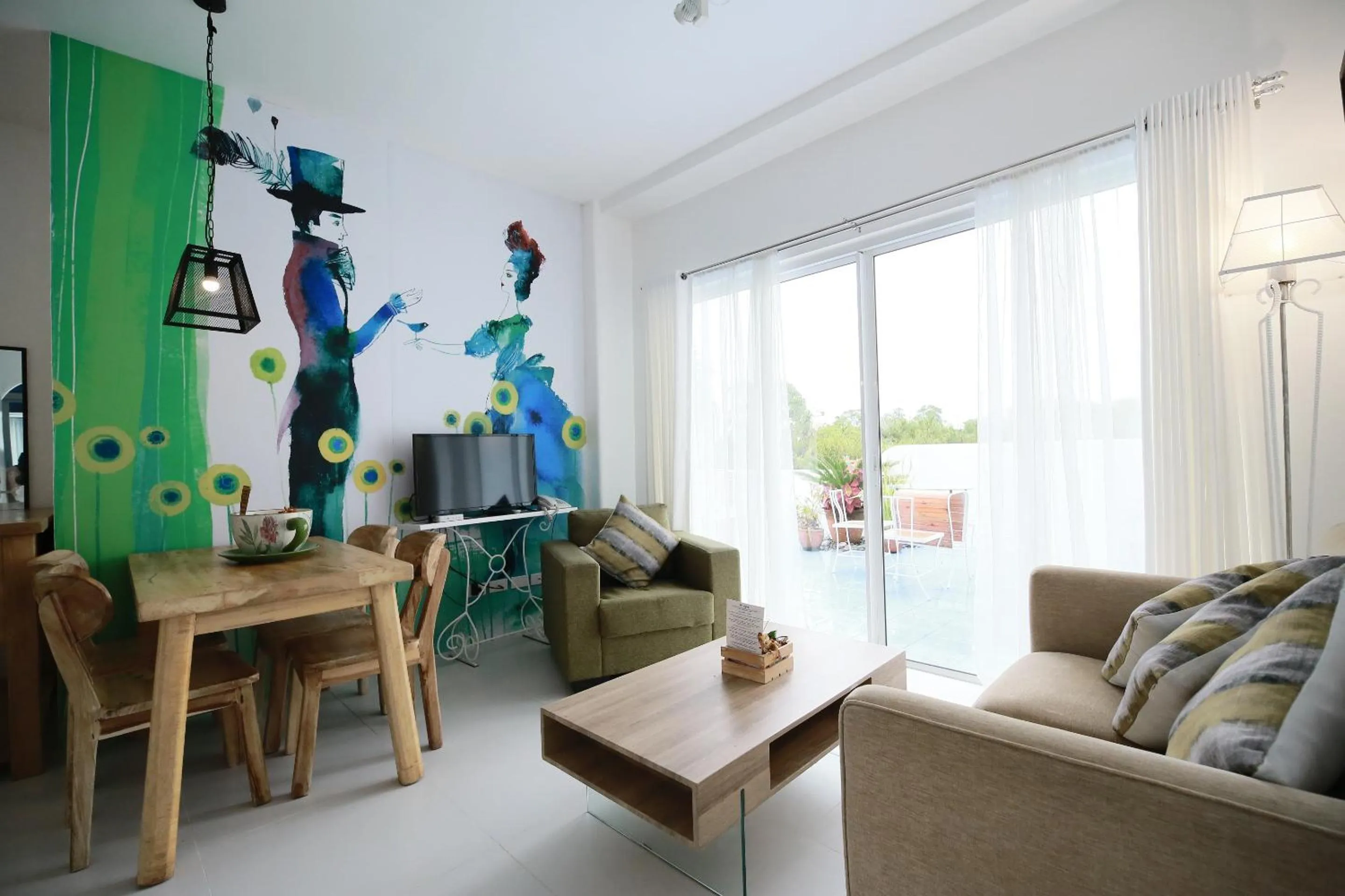 Living room in La Bella Boutique Hotel