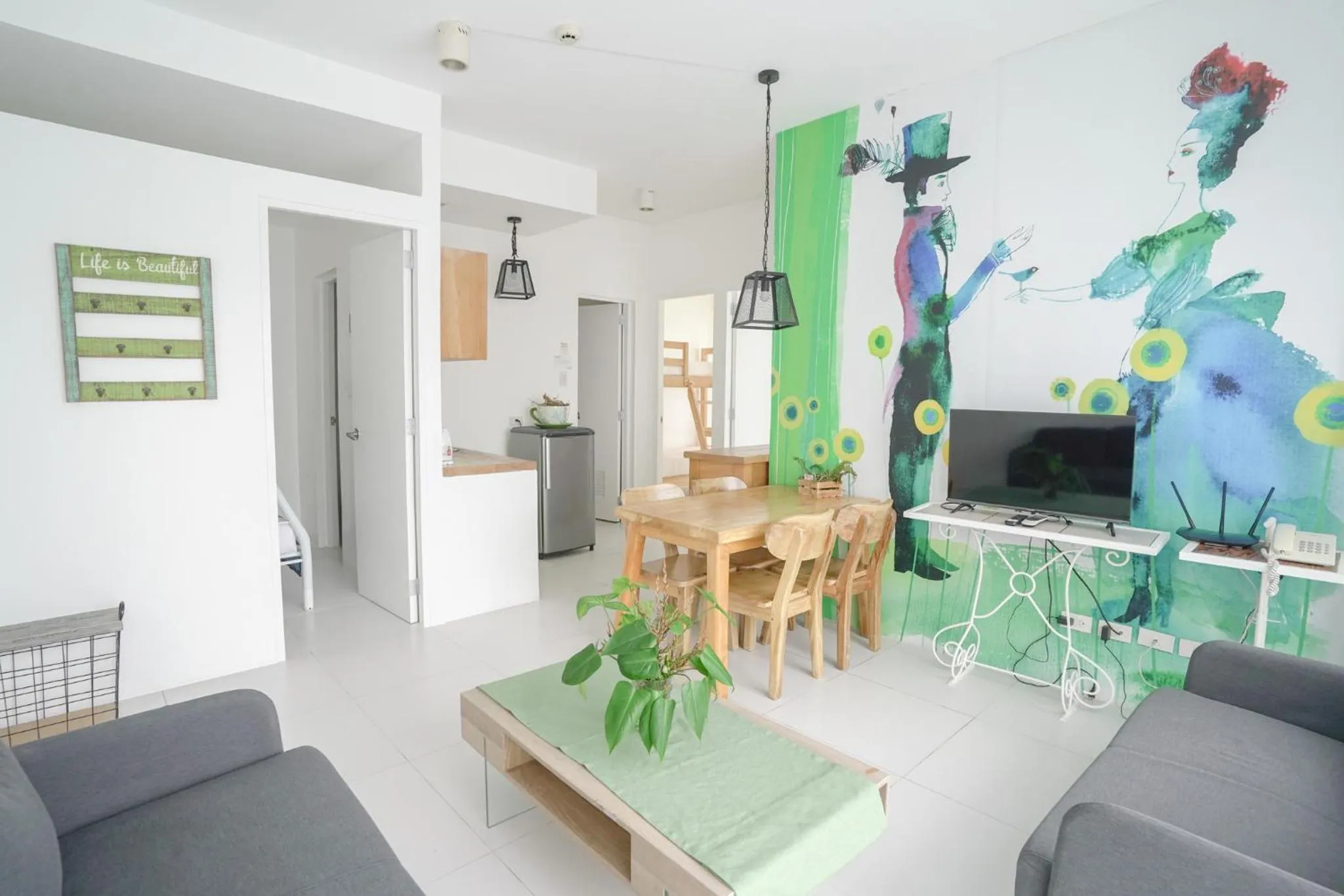 Living room in La Bella Boutique Hotel