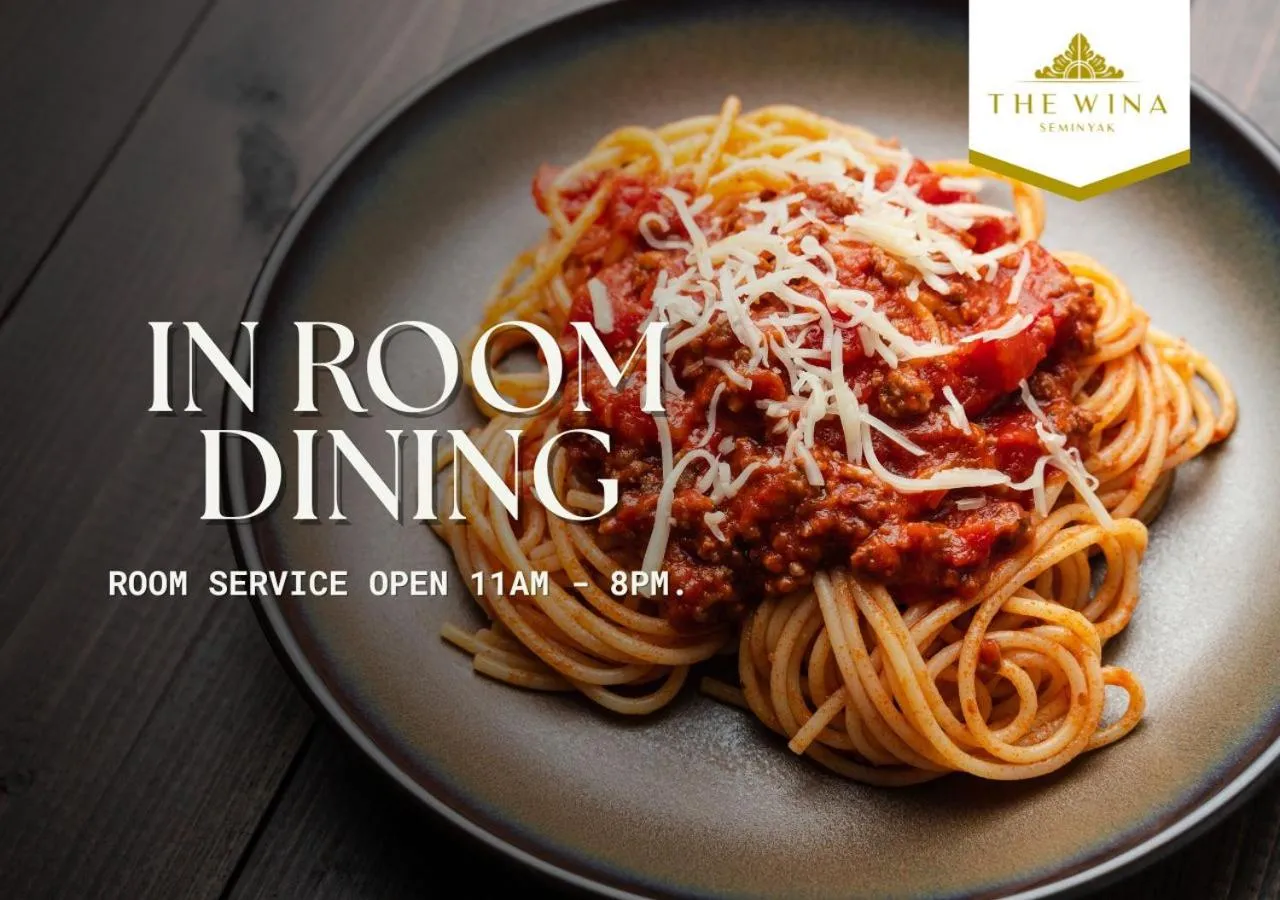 Food in The Wina Villa Seminyak by The Wina Resorts