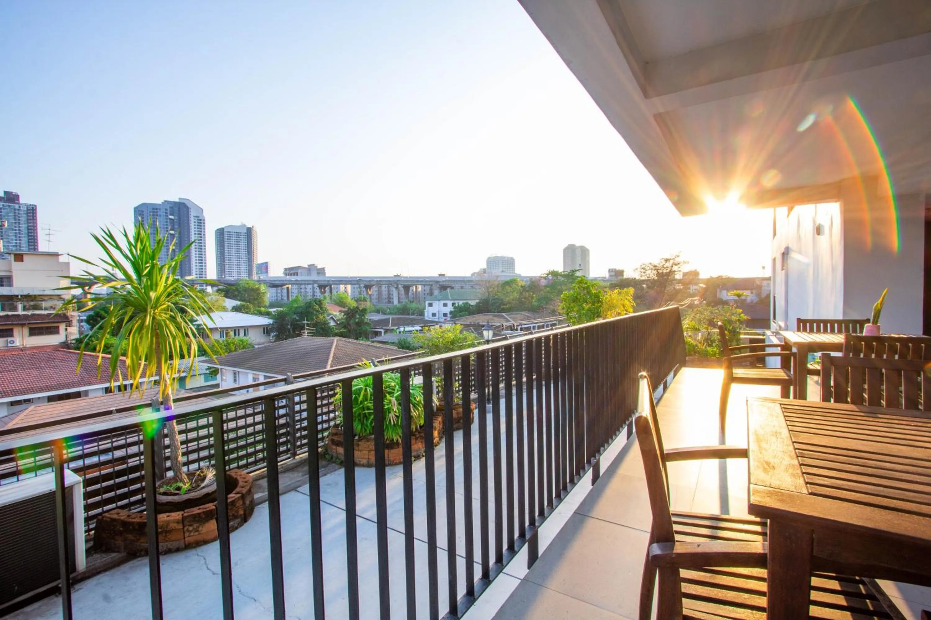 Balcony/Terrace in Lily Hotel Bangkok