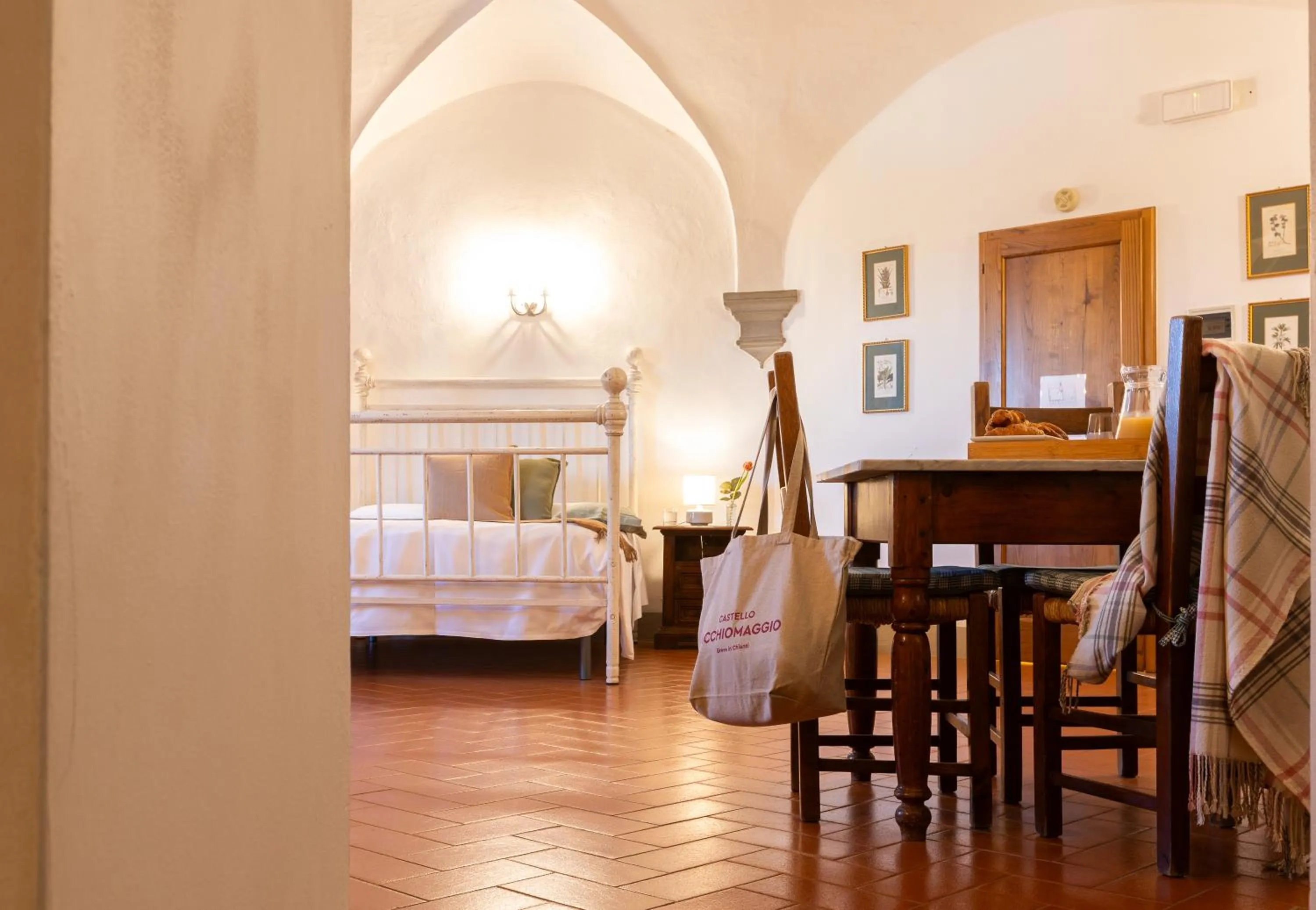 Bed in Castello Vicchiomaggio