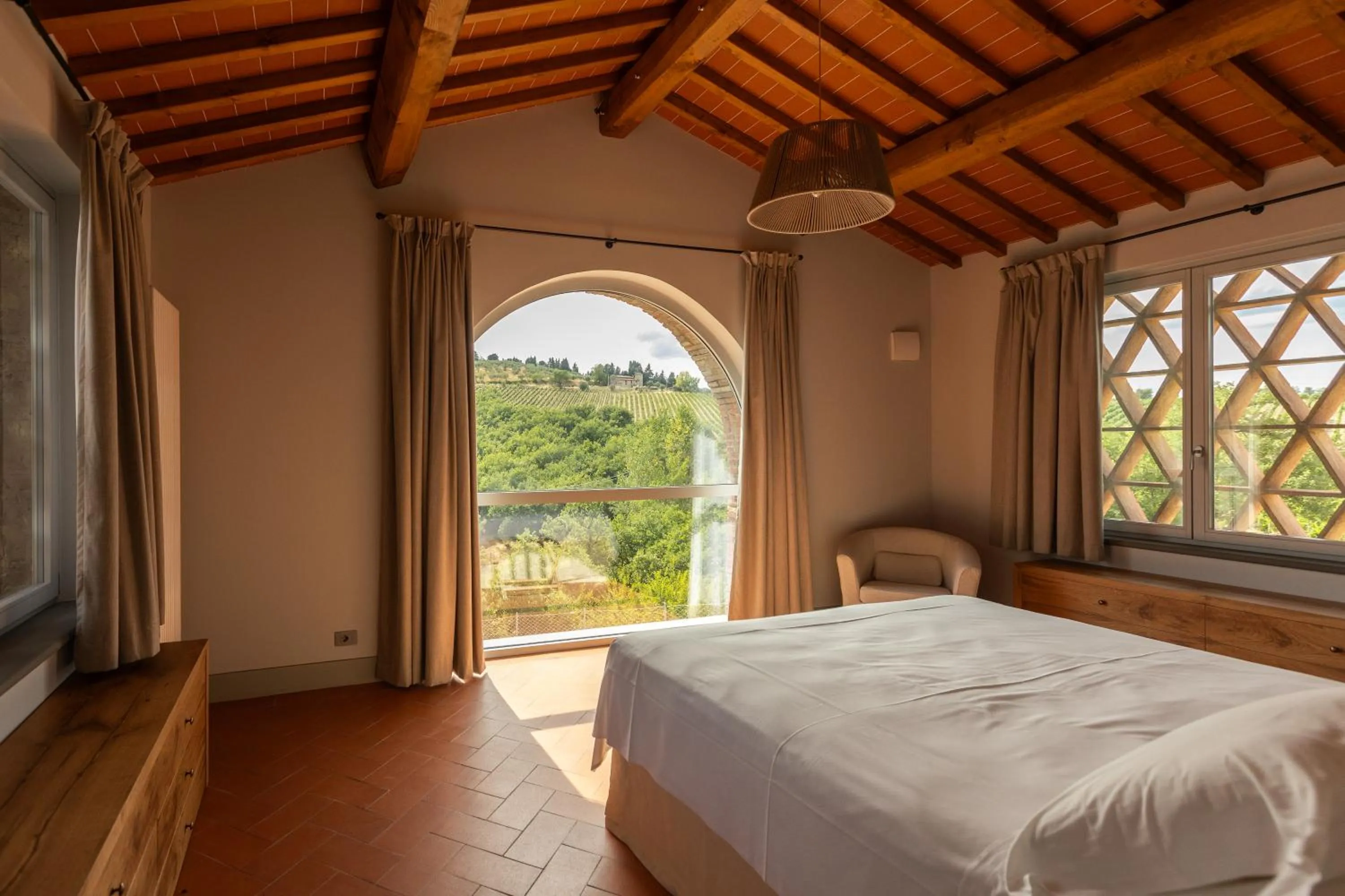 Bed in Castello Vicchiomaggio