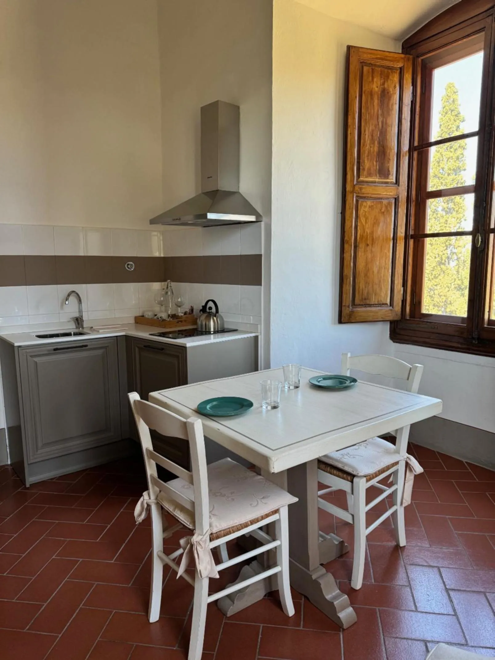 Kitchen or kitchenette in Castello Vicchiomaggio