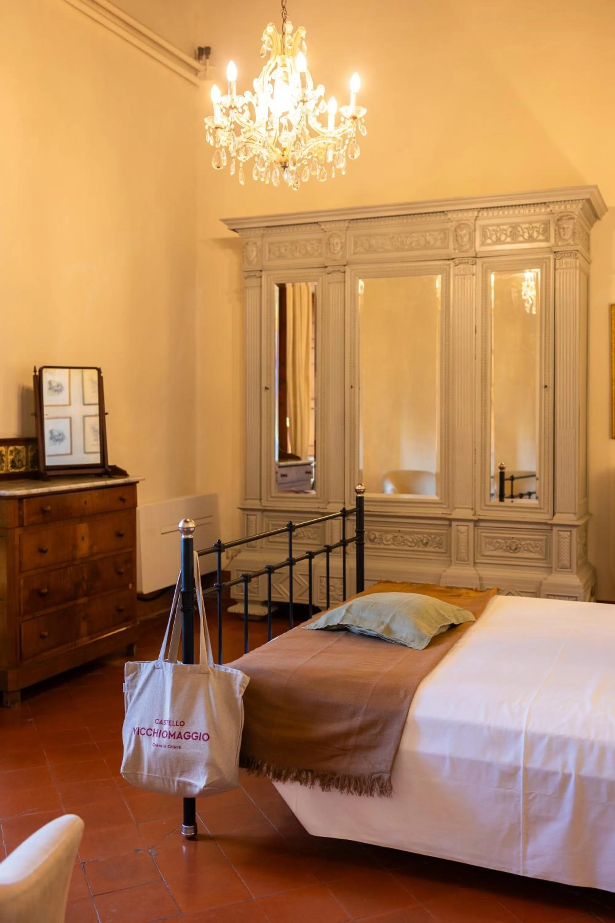 Bed in Castello Vicchiomaggio