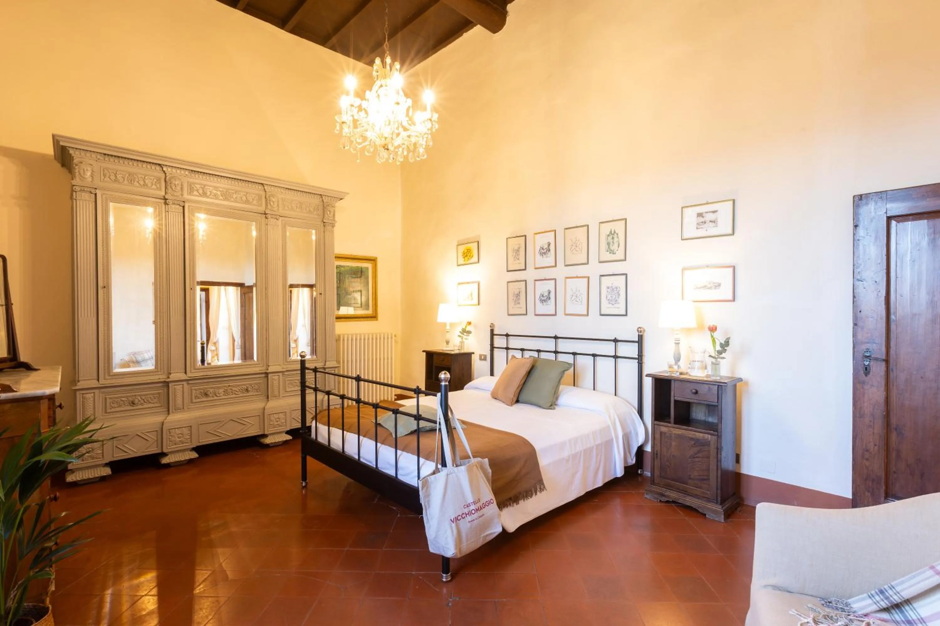 Bed in Castello Vicchiomaggio