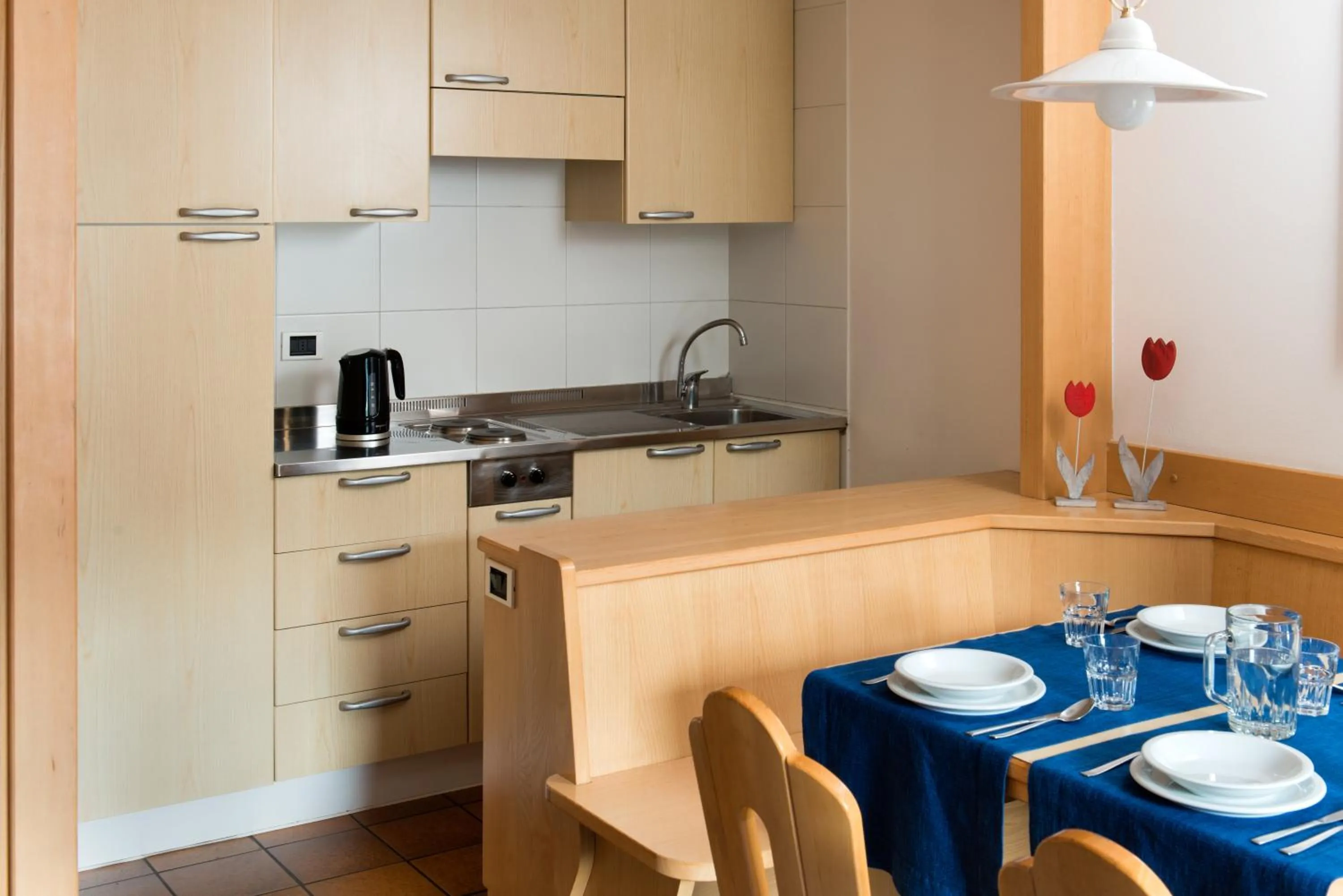 Kitchen or kitchenette in Apartments Boè