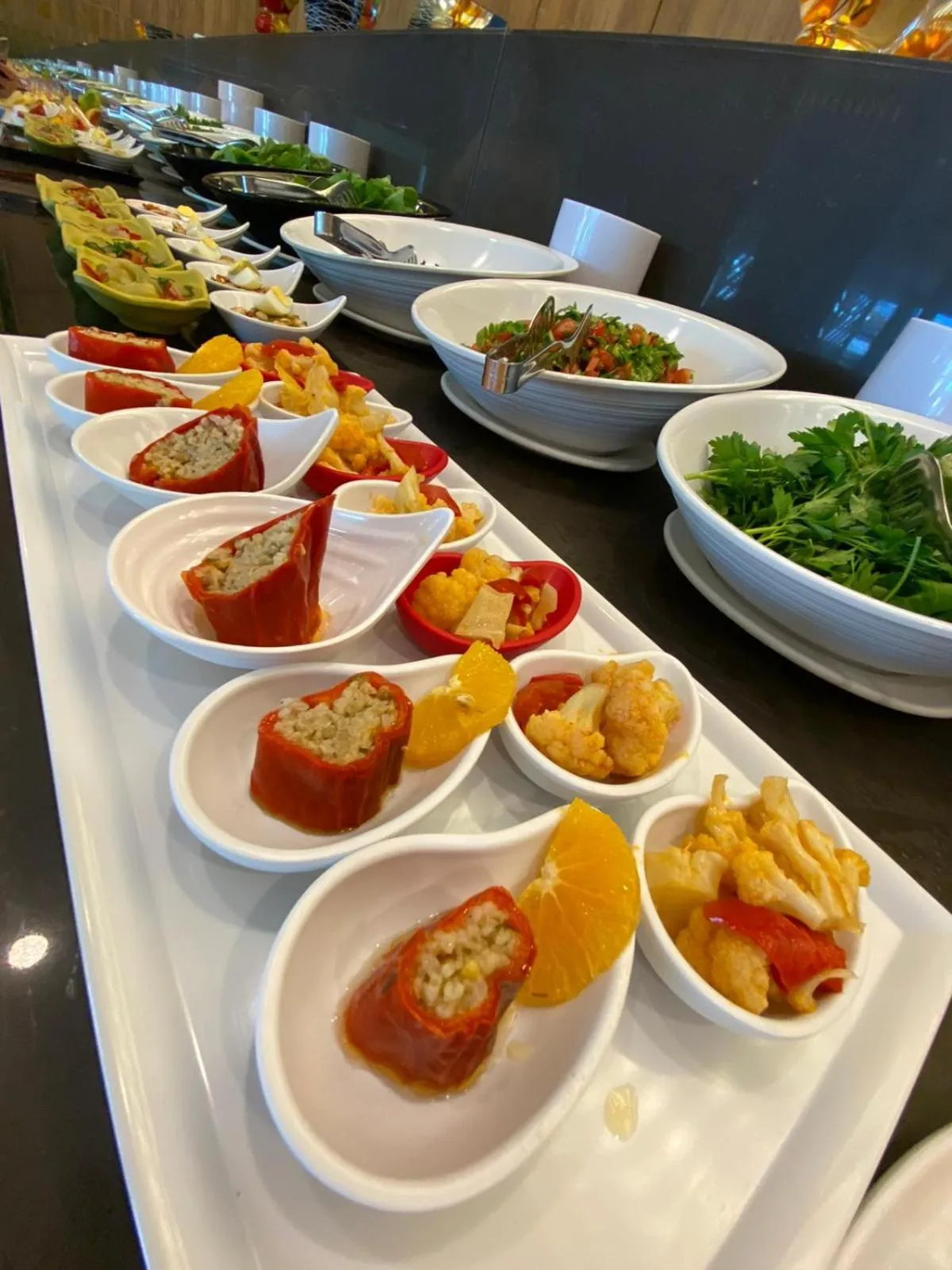 Food close-up in Istanbul Beach Hotel - All Inclusive