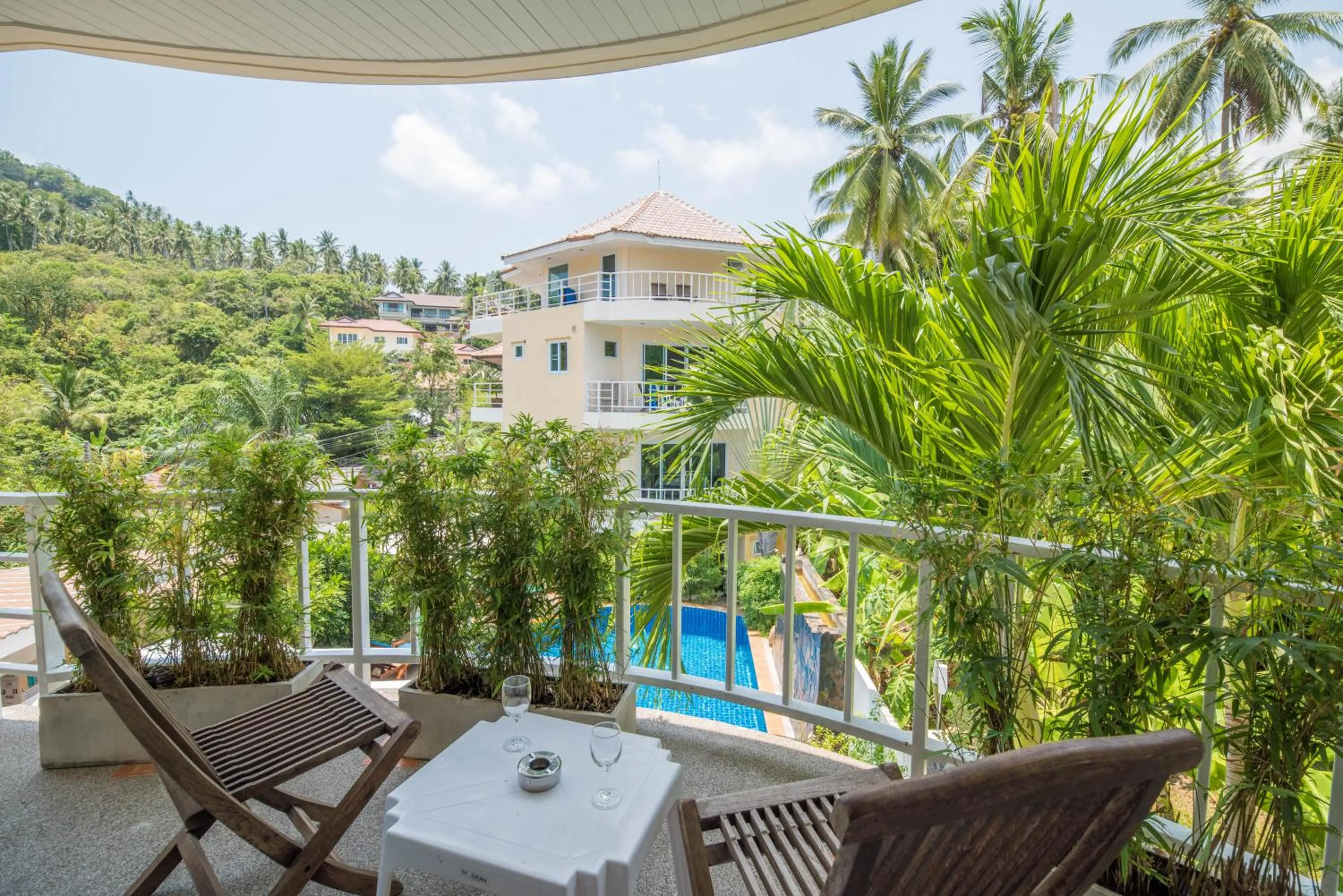 Balcony/Terrace in Chaweng Noi Residence